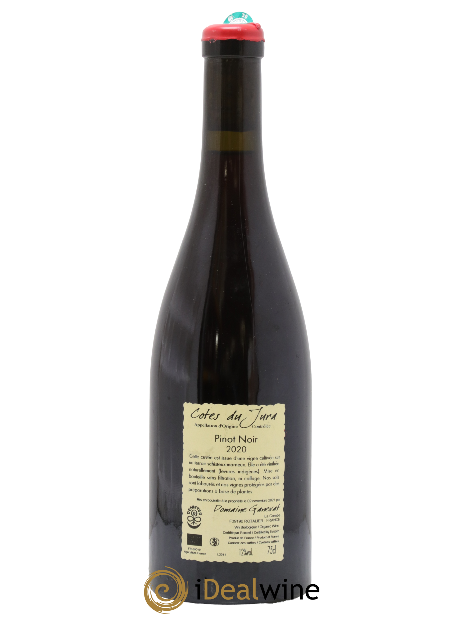 Côtes du Jura Julien En Billat Jean-François Ganevat (Domaine) 2020 - Lot de 1 bouteille - 1