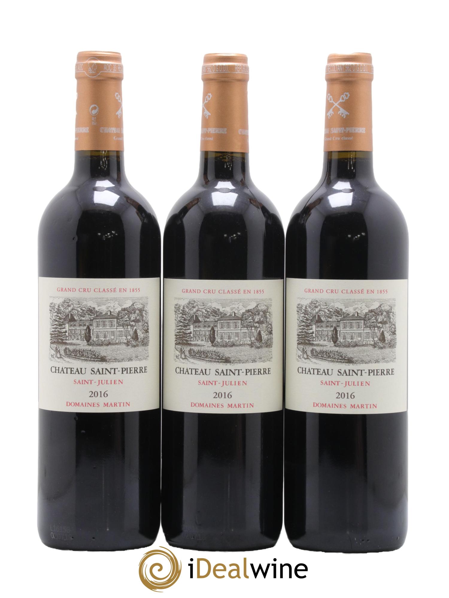 Château Saint-Pierre 4ème Grand Cru Classé 2016 - Lot de 12 bouteilles - 2