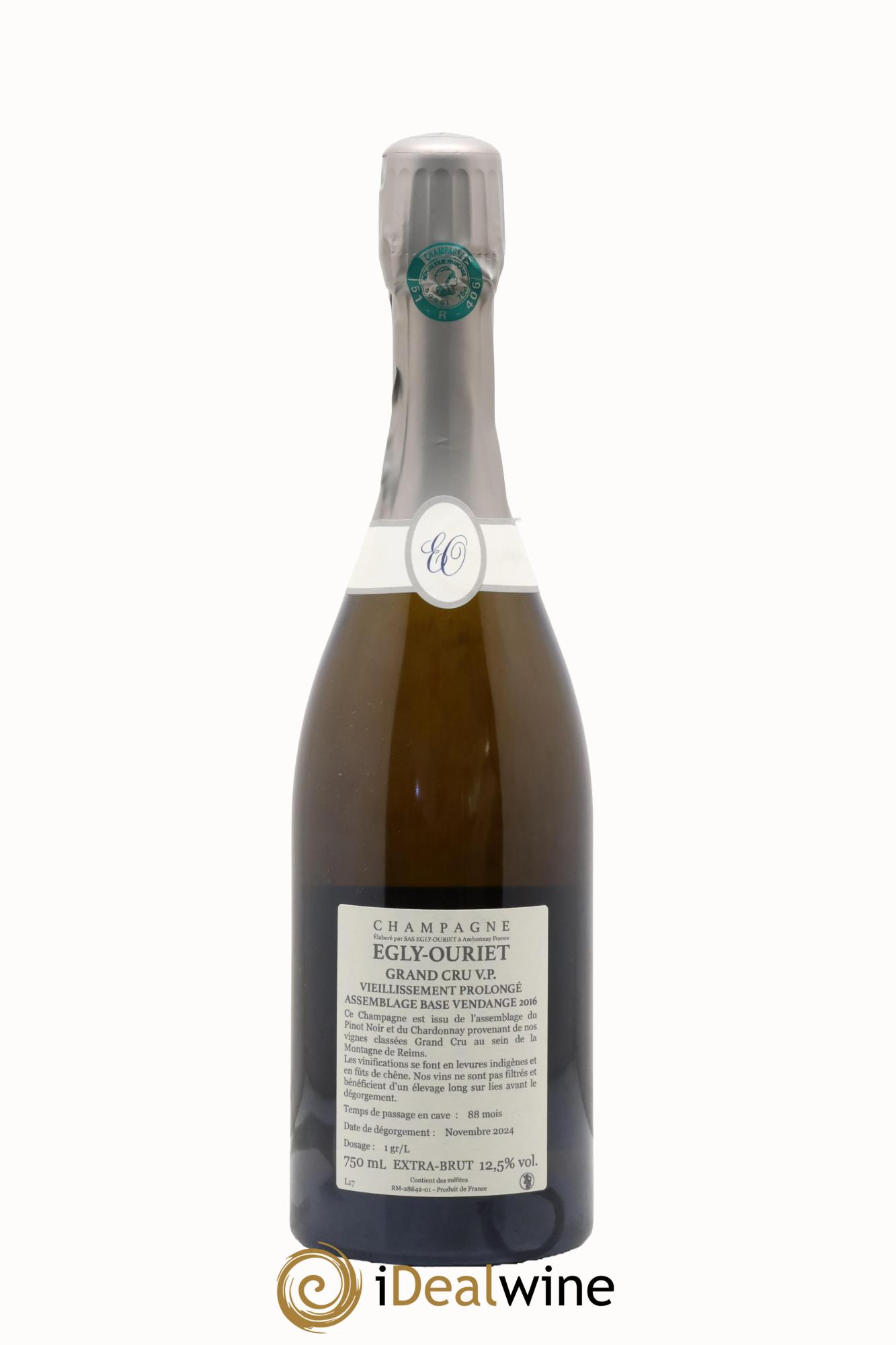 Extra-Brut VP Egly-Ouriet - Posten von 1 Flasche - 1