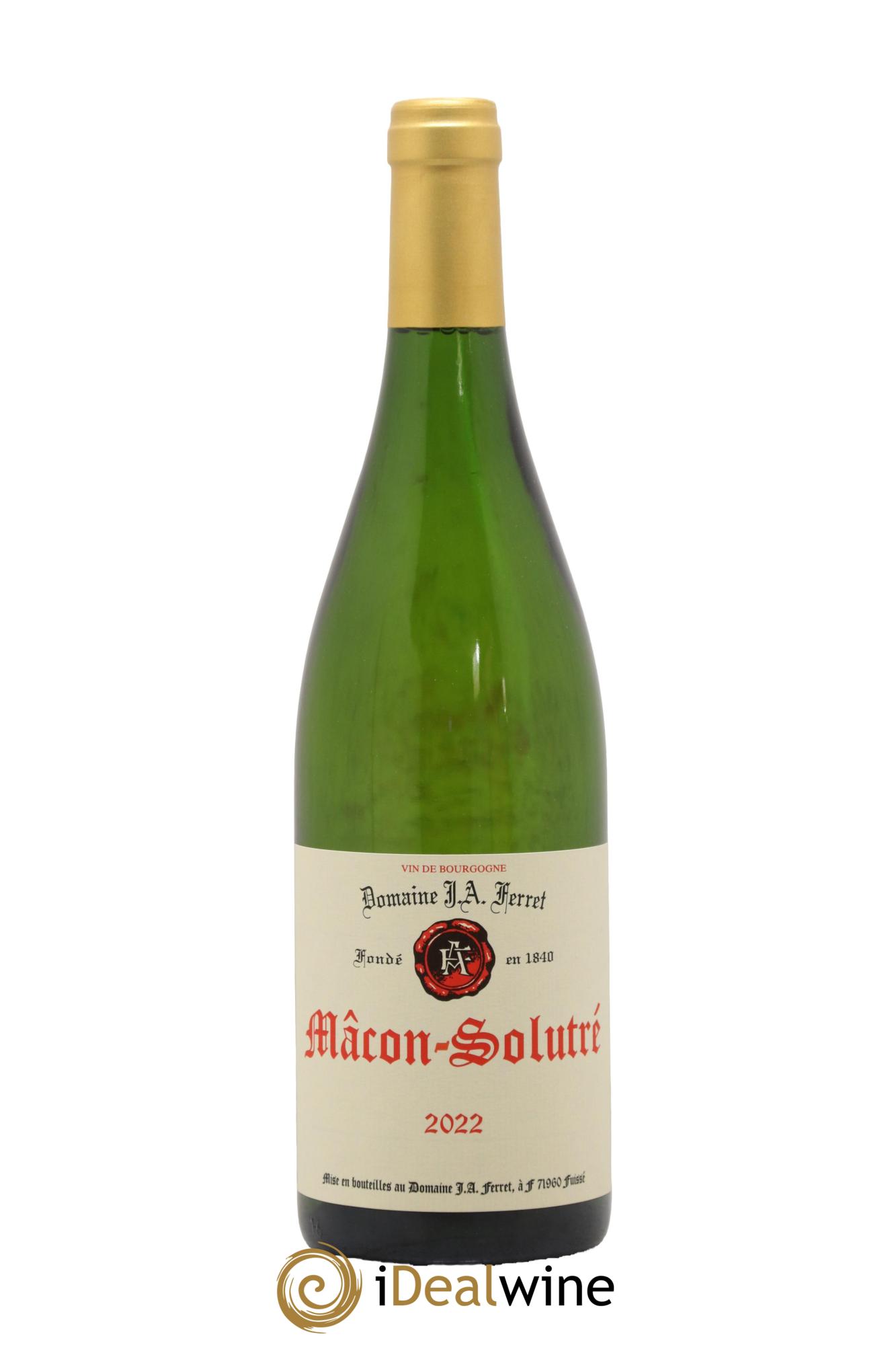 Mâcon-Solutré J.A. Ferret (Domaine) 2022 - Lotto di 1 bottiglia - 0
