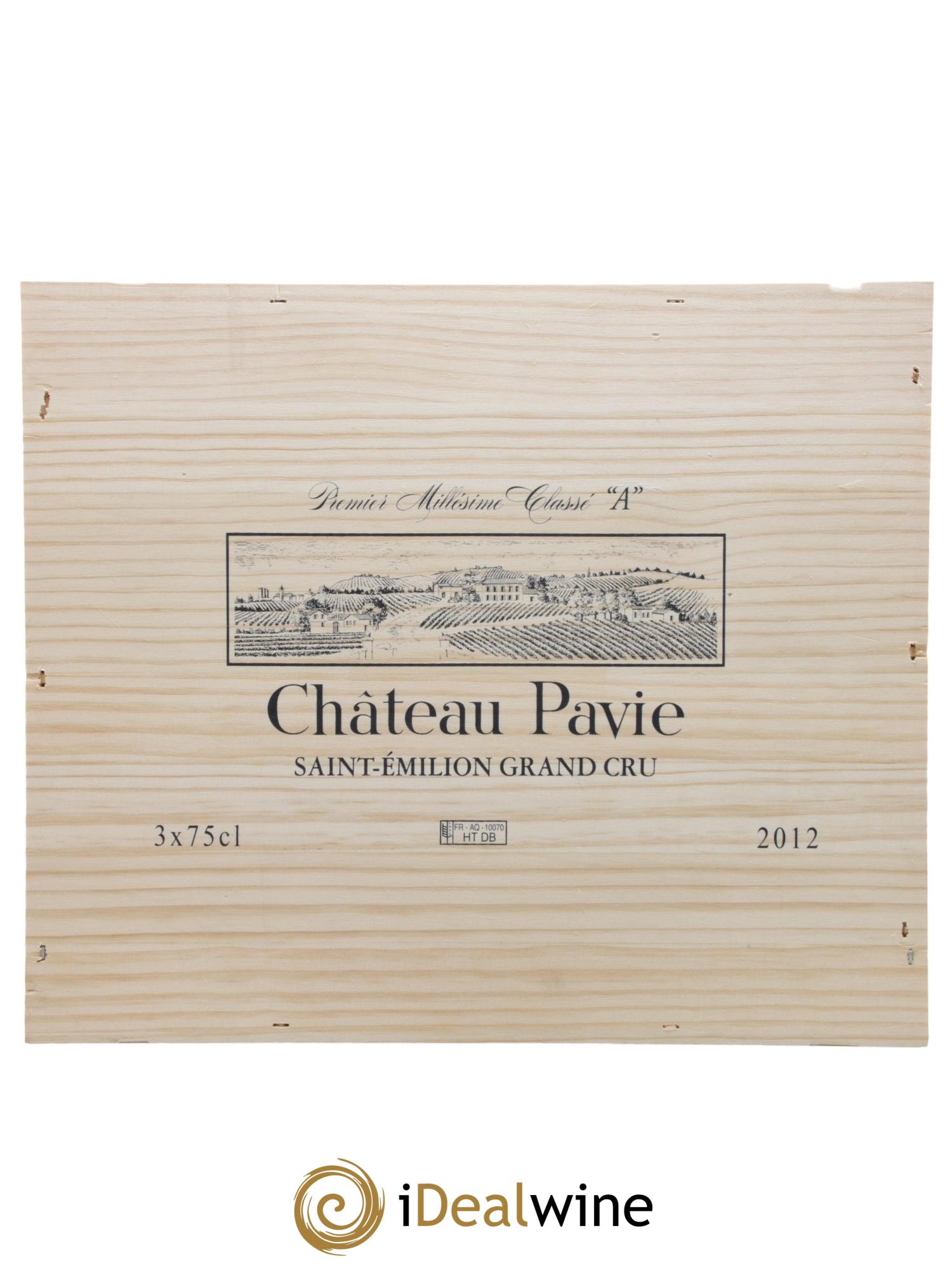 Château Pavie 1er Grand Cru Classé A  2012 - Lot de 3 bouteilles - 2