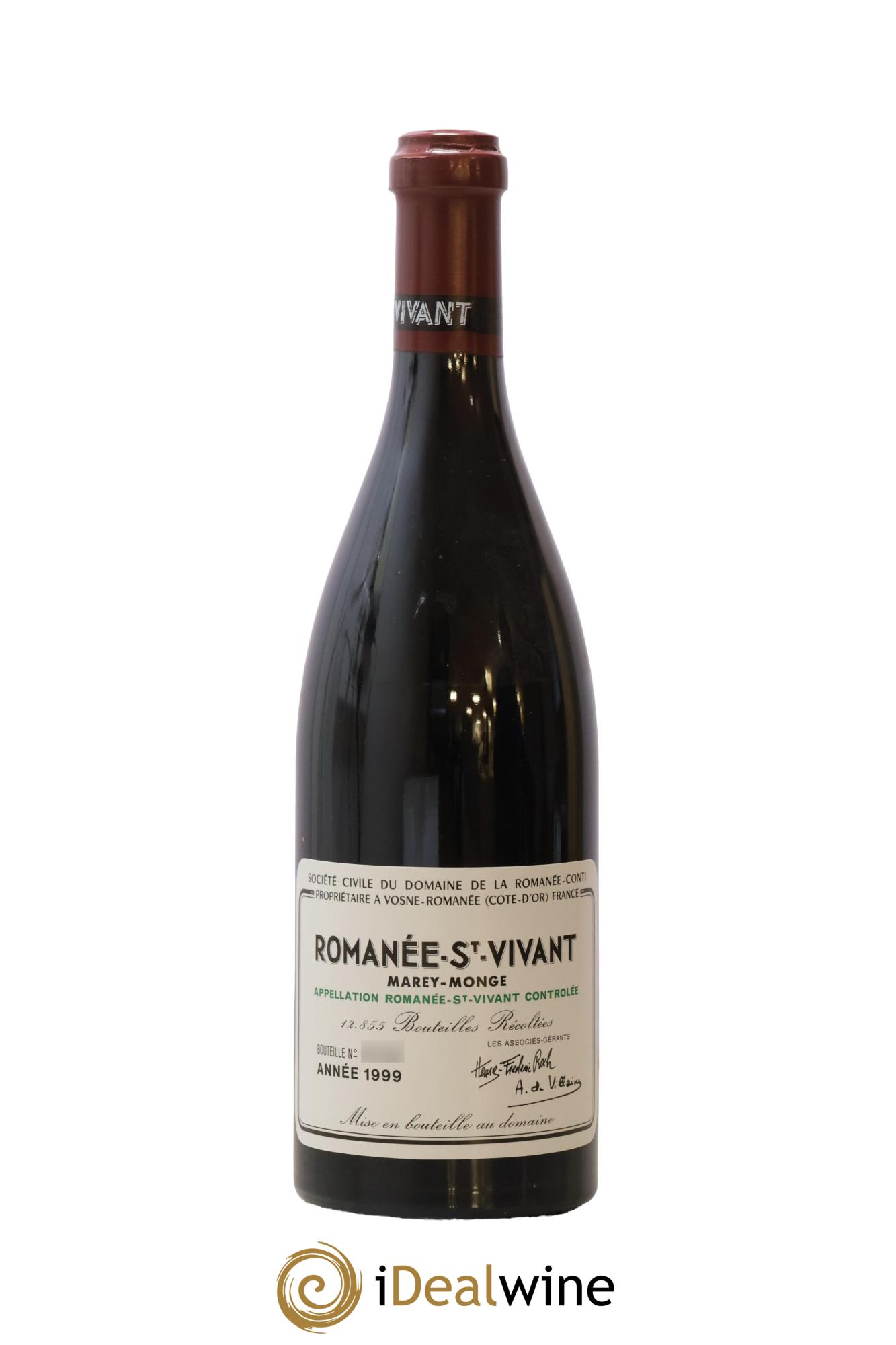 Romanée-Saint-Vivant Grand Cru Domaine de la Romanée-Conti 1999 - Lotto di 1 bottiglia - 0