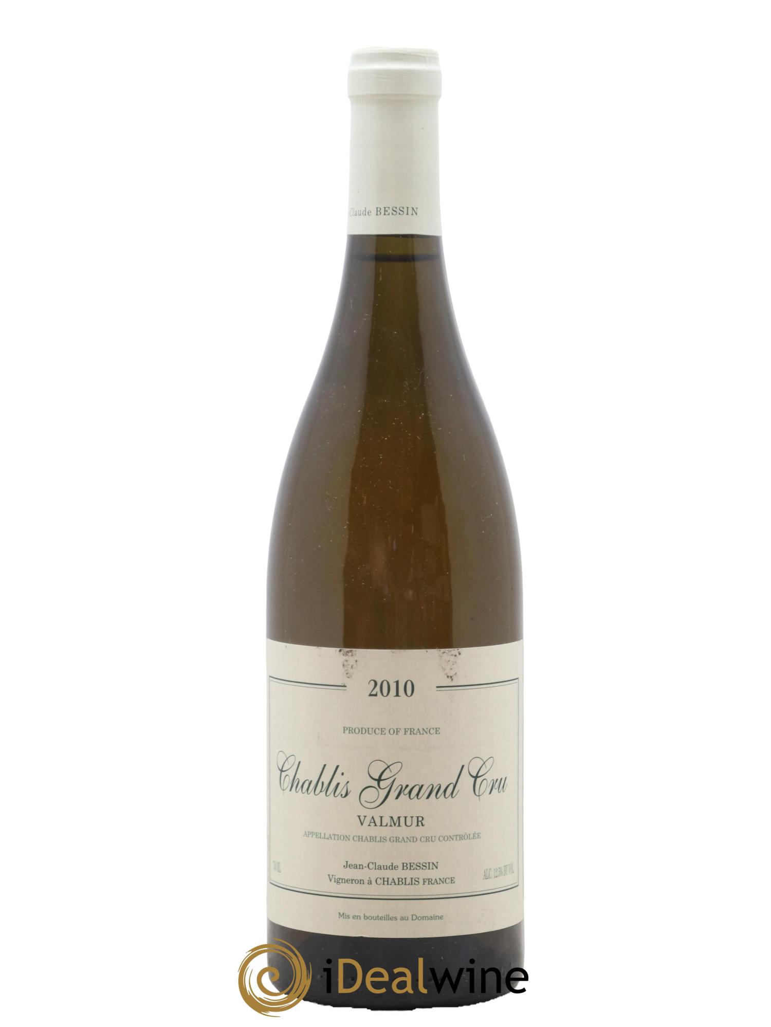 Chablis Grand Cru Valmur Jean-Claude & Romain Bessin 2010 - Lot de 1 bouteille - 0