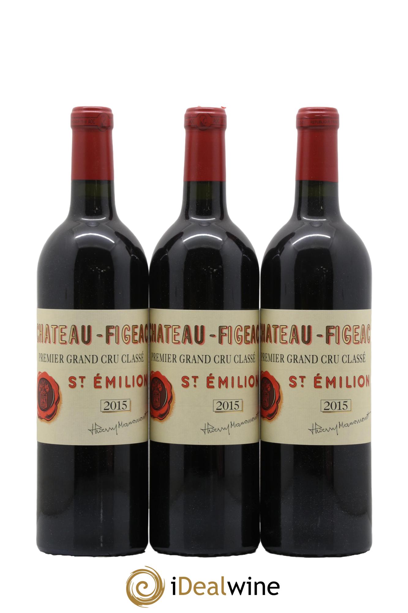 Château Figeac 1er Grand Cru Classé A  2015 - Lot of 6 bottles - 2