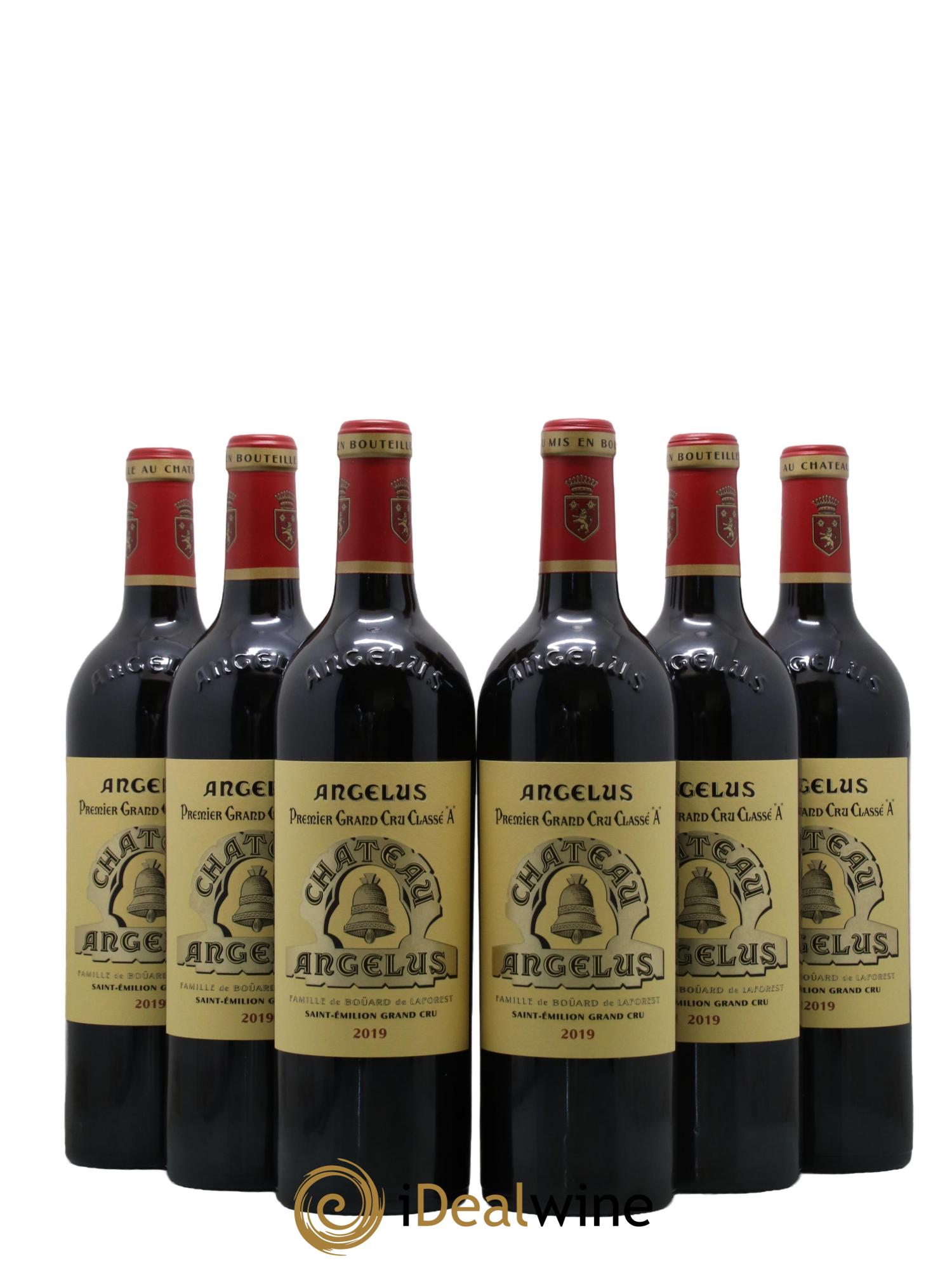 Château Angélus 1er Grand Cru Classé A 2019 - Lot de 6 bouteilles - 0