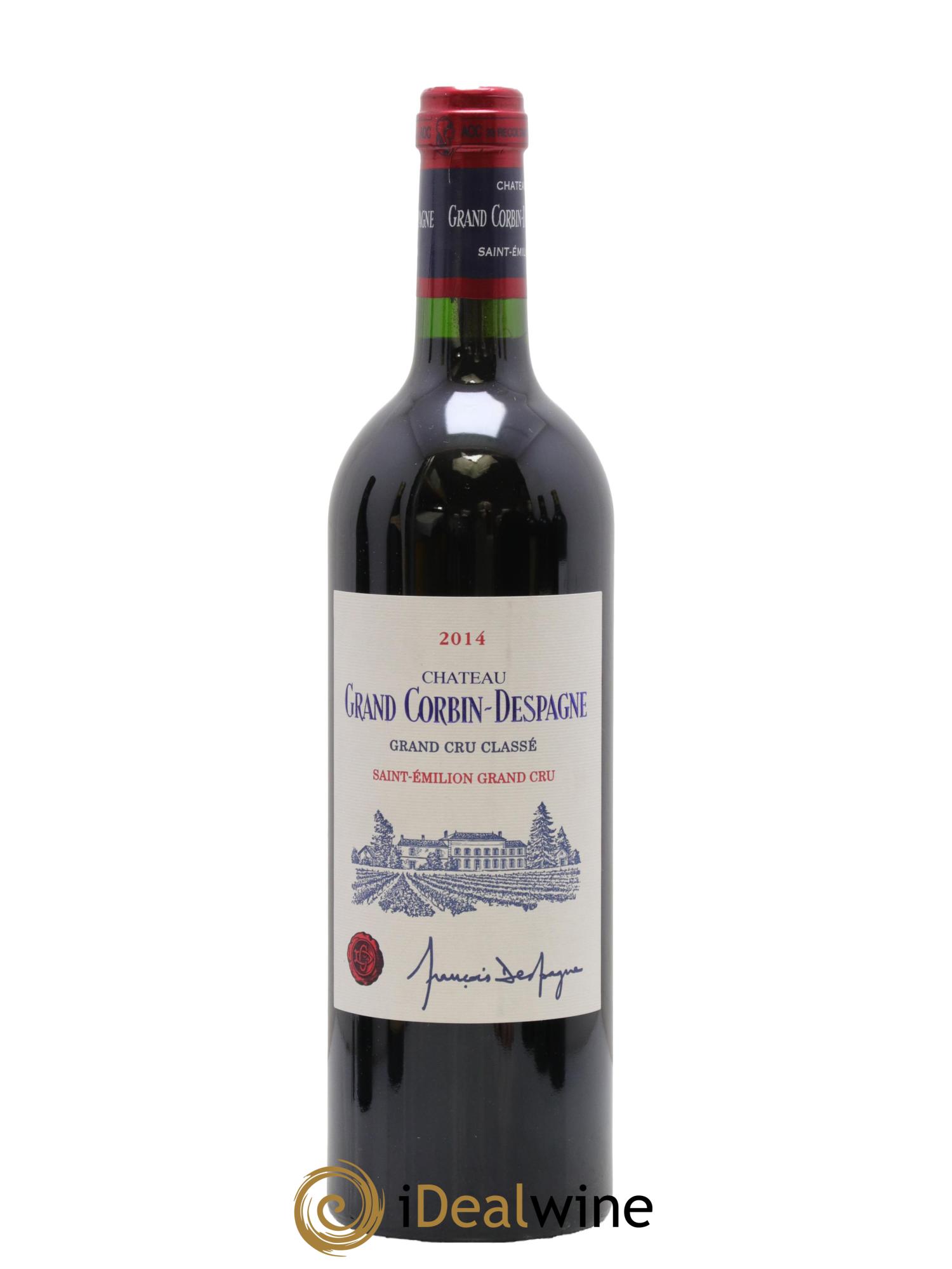 Château Grand Corbin Despagne Grand Cru Classé 2014 - Lot of 1 bottle - 0