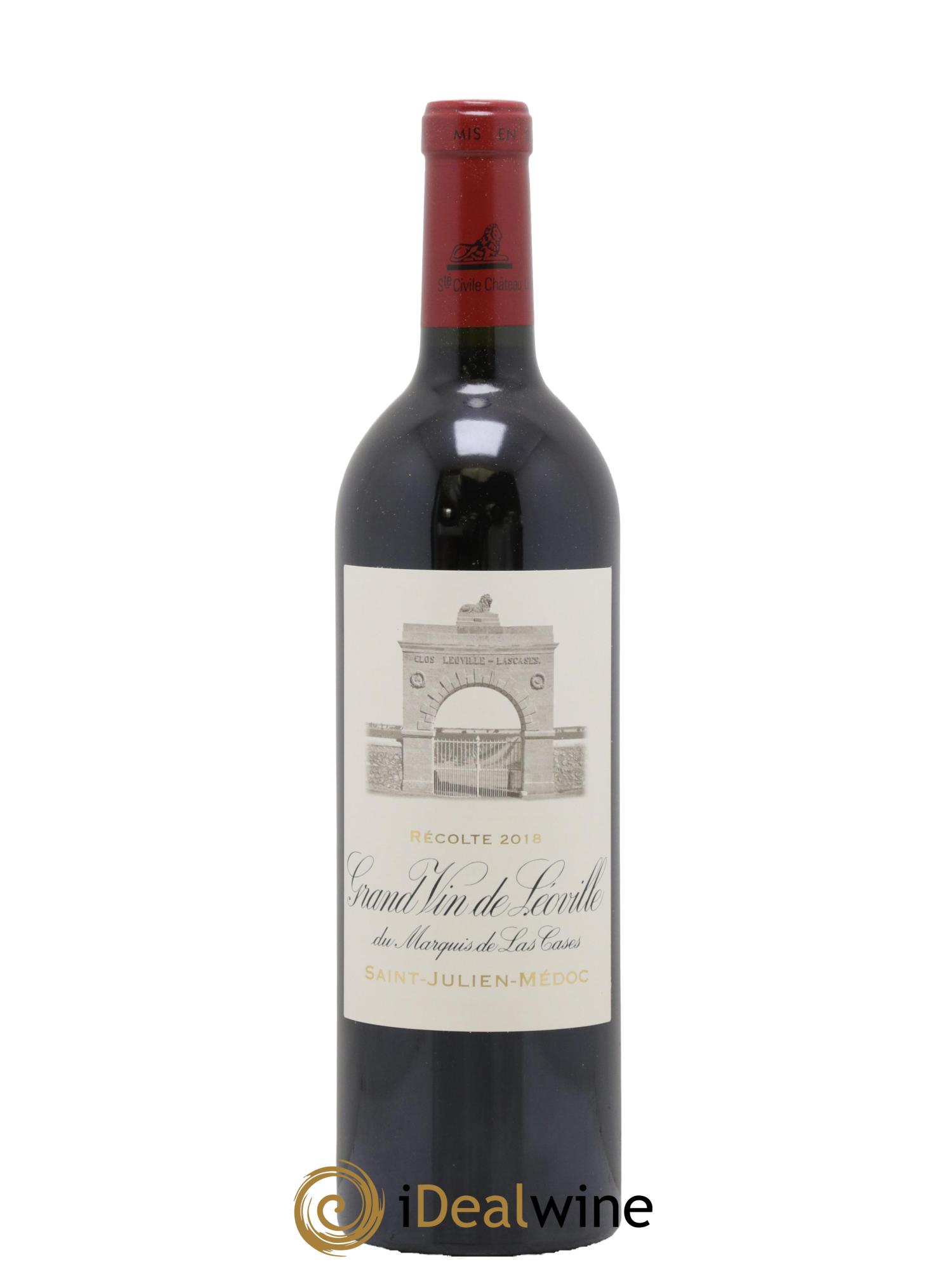 Château Léoville Las Cases 2ème Grand Cru Classé  2018 - Lot of 1 bottle - 1