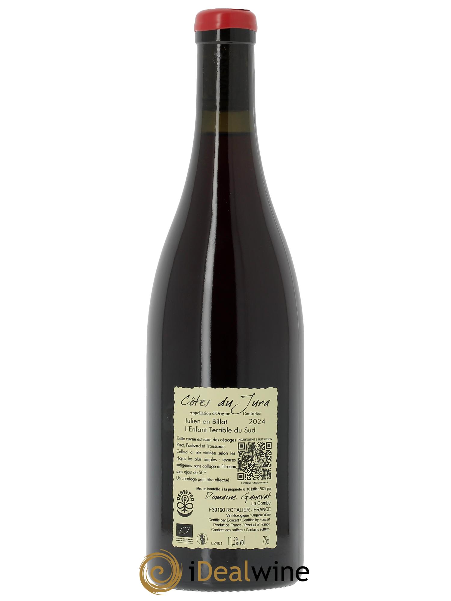 Côtes du Jura Julien En Billat Jean-François Ganevat (Domaine)  2024 - Lot de 1 bouteille - 1