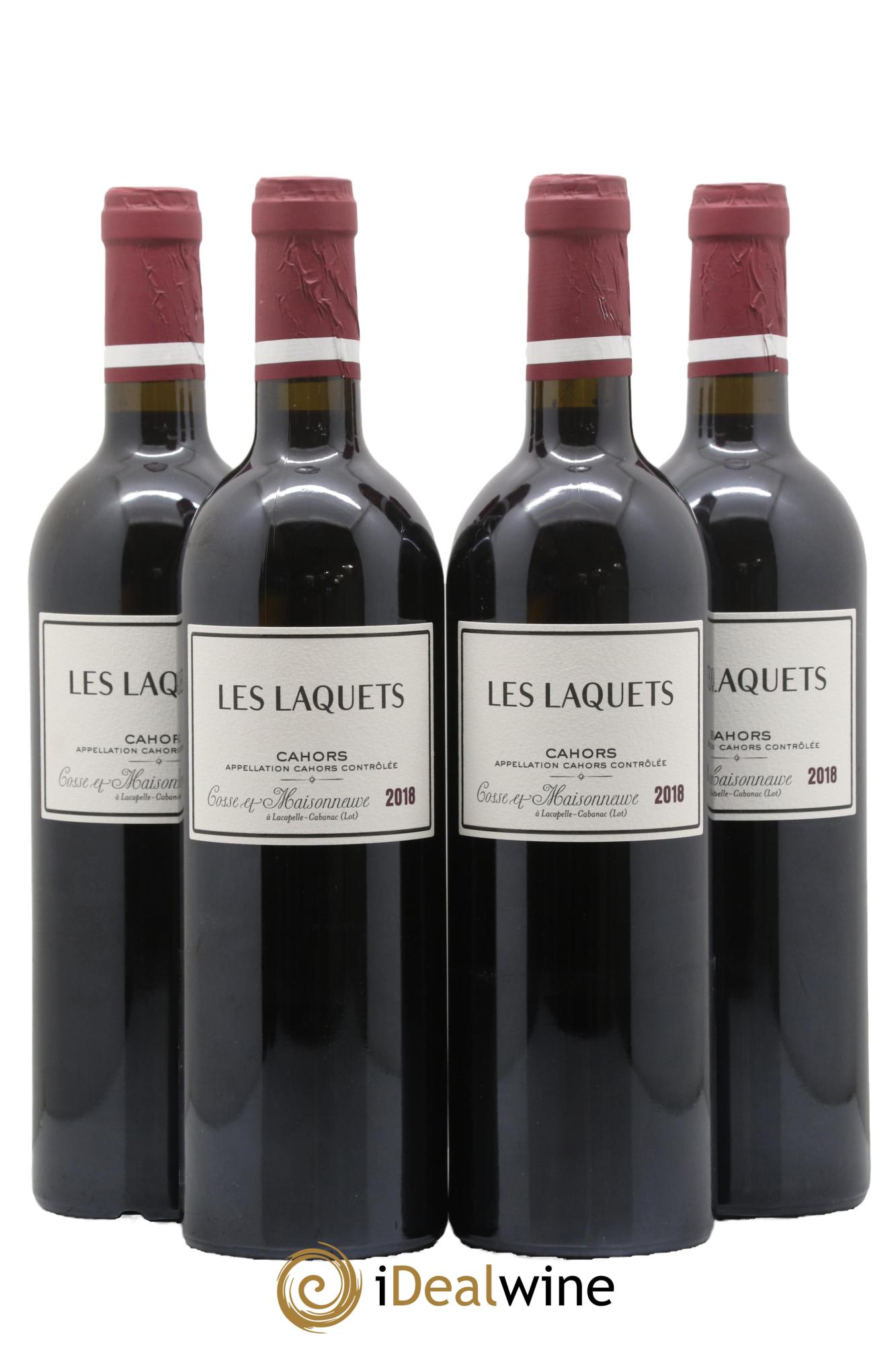 Cahors Les Laquets Cosse-Maisonneuve (Domaine) 2018 - Lot de 4 bouteilles - 0