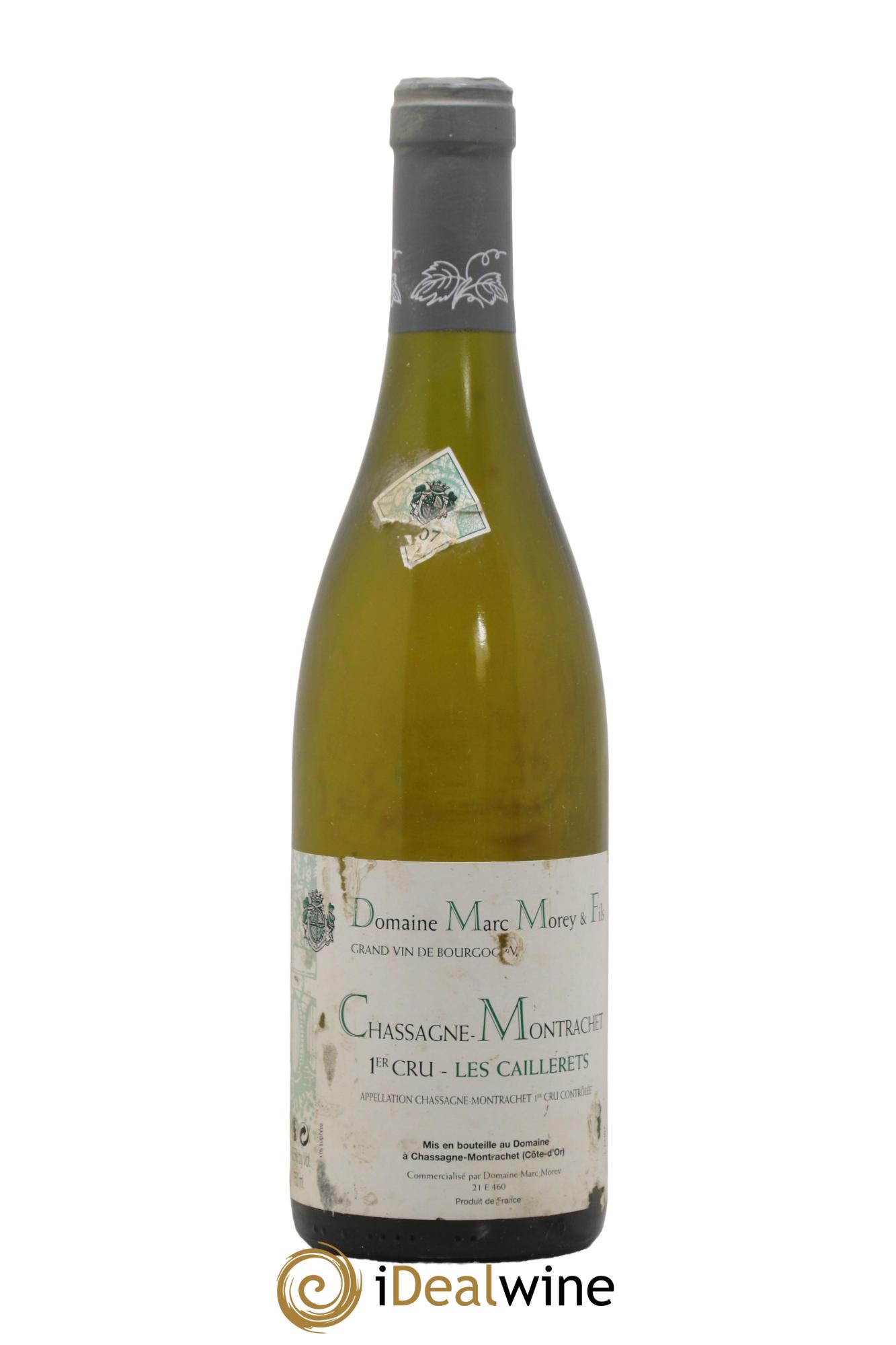 Chassagne-Montrachet 1er Cru Les Caillerets Marc Morey 2007 - Lot de 1 bouteille - 0