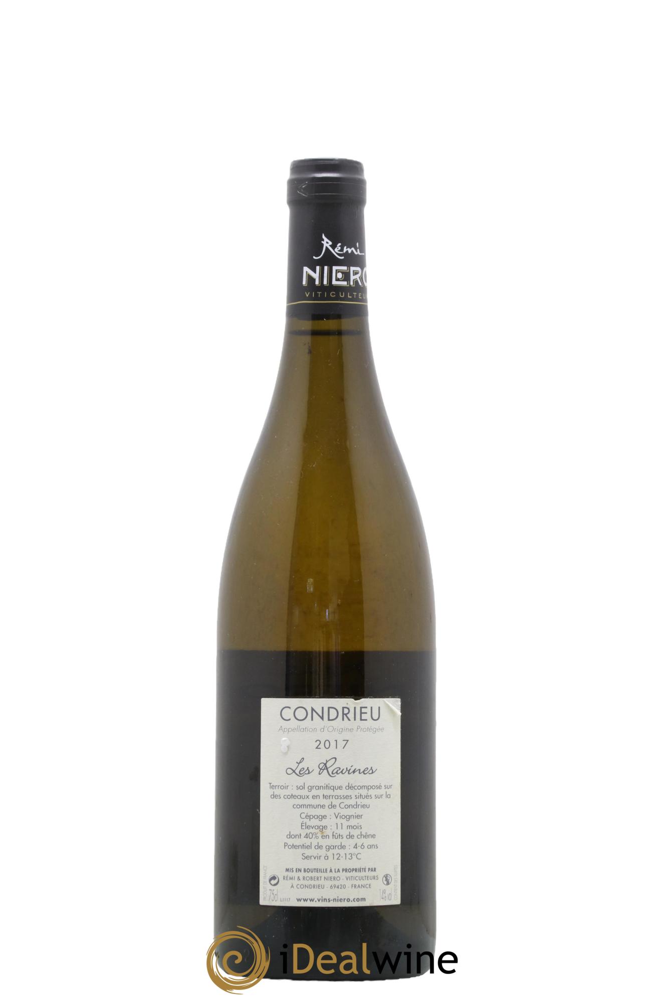 Condrieu Les Ravines Rémi Niero (Domaine)  2017 - Lot de 1 bouteille - 1