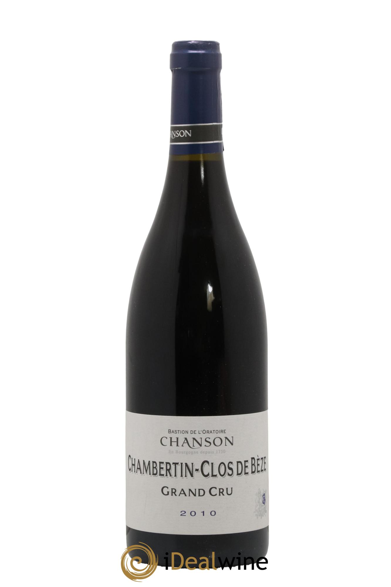 Chambertin Grand Cru Clos De Bèze Chanson 2010 - Lot de 1 bouteille - 0