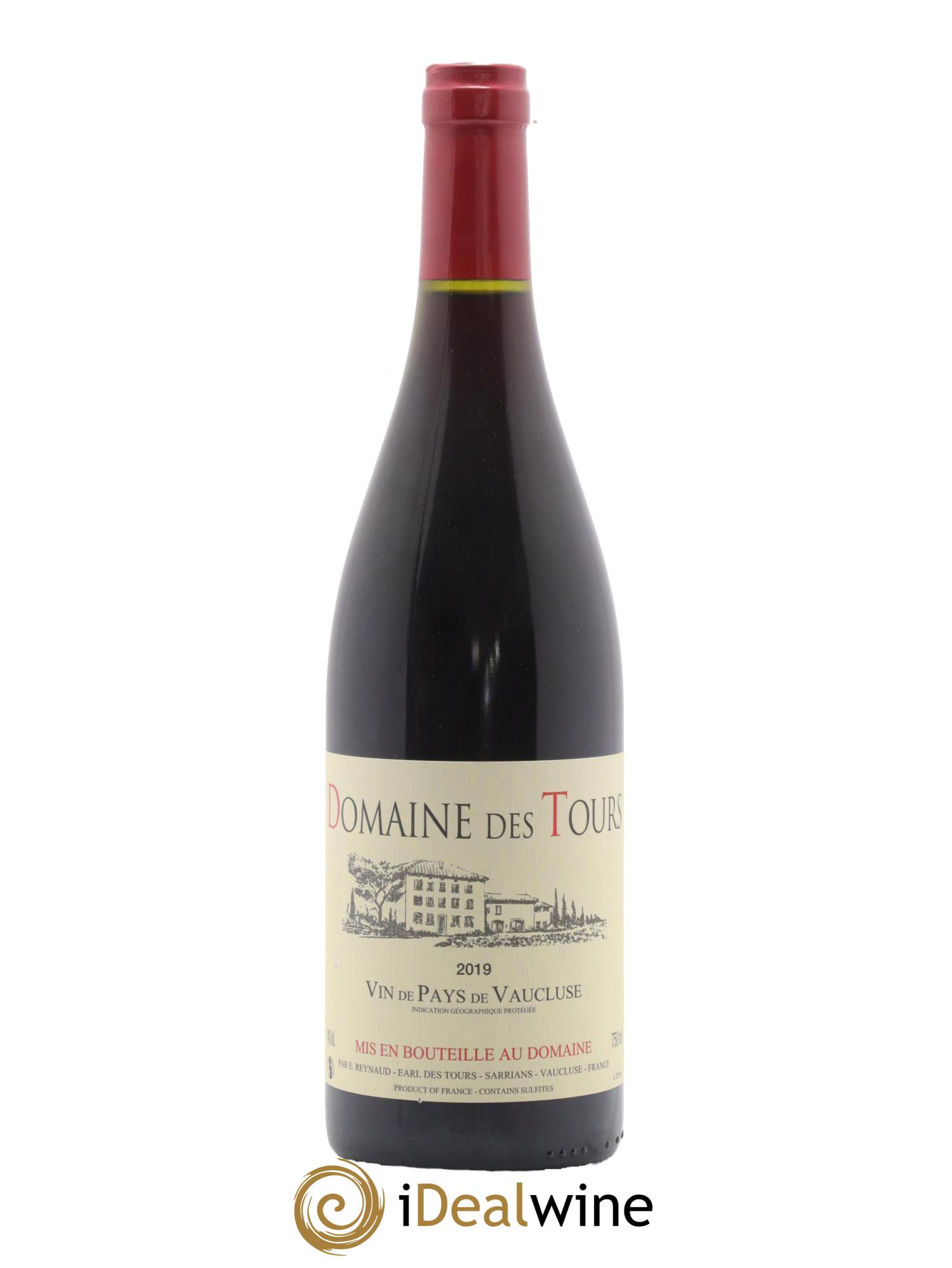 Vaucluse (Vin de Pays de Vaucluse) Domaine des Tours Emmanuel Reynaud 2019 - Lot de 1 bouteille - 0