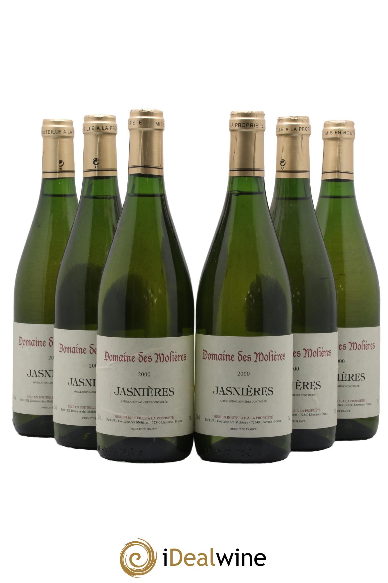 Jasnières Domaine des Molieres 2000 - Posten von 6 Flaschen - 0