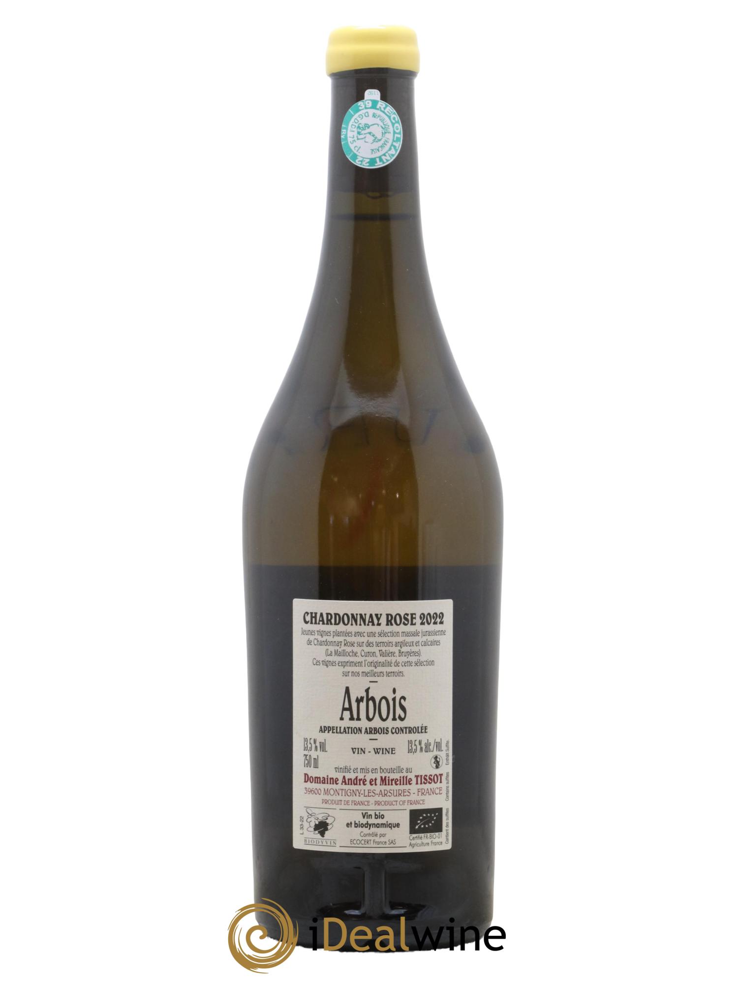 Arbois Rose Massale Bénédicte et Stéphane Tissot 2022 - Lot de 1 bouteille - 1