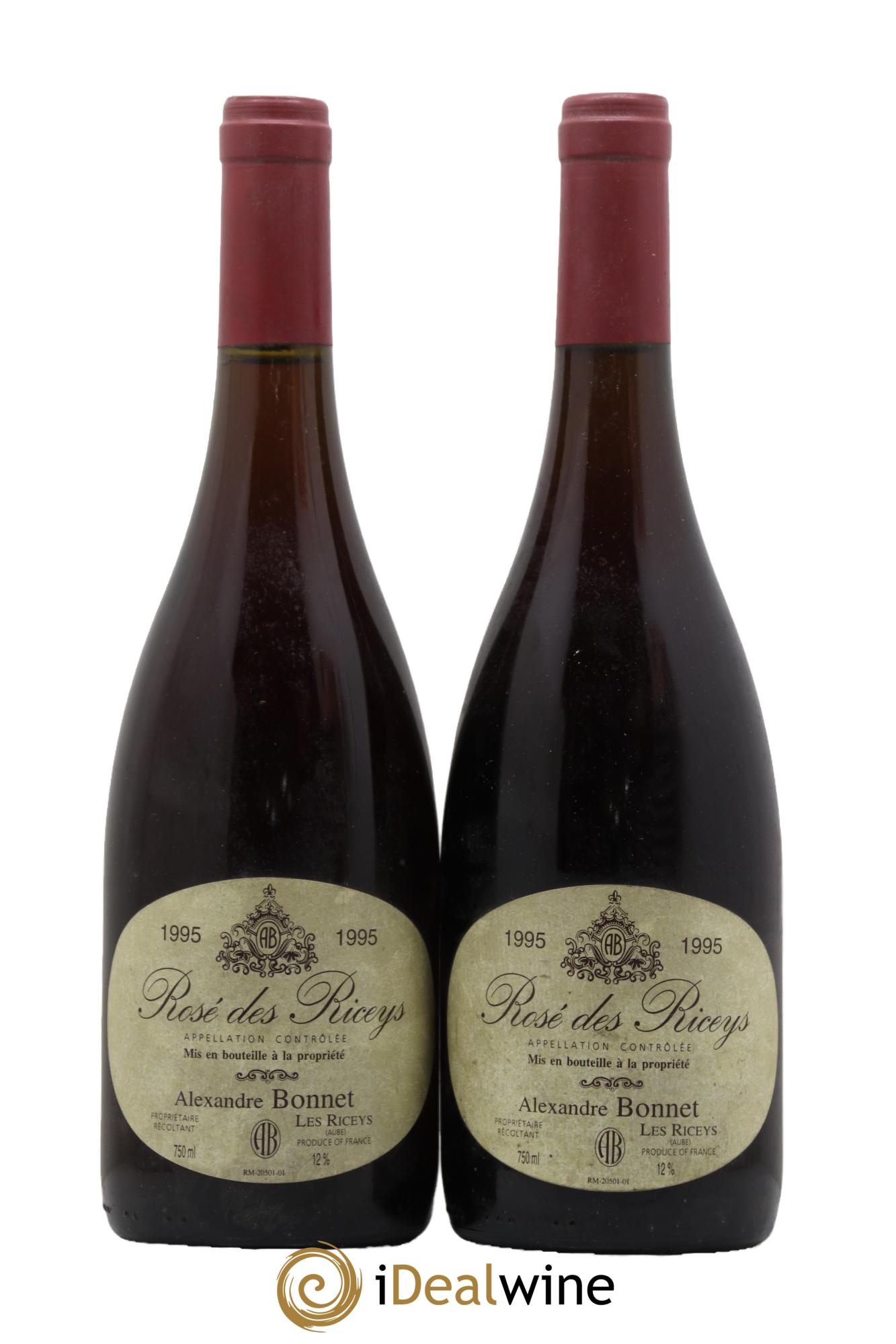 Rosé des Riceys Maison Alexandre Bonnet 1995 - Lot de 2 bouteilles - 0