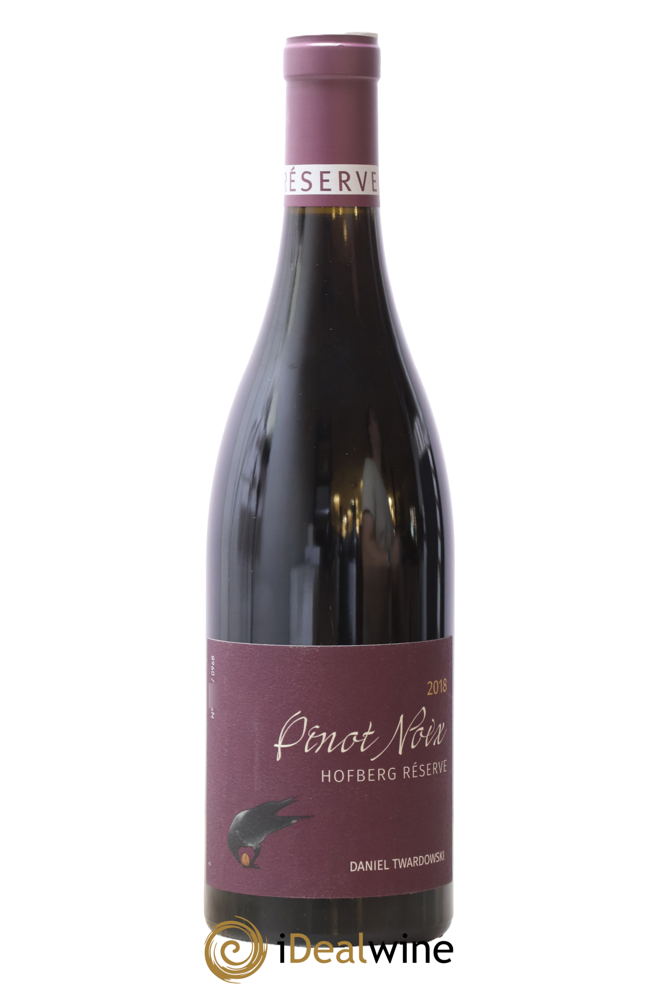 Allemagne Spätburgunder Pinot Noir Hofberg Reserve Daniel Twardowski 2018 - Lot de 1 bouteille - 0