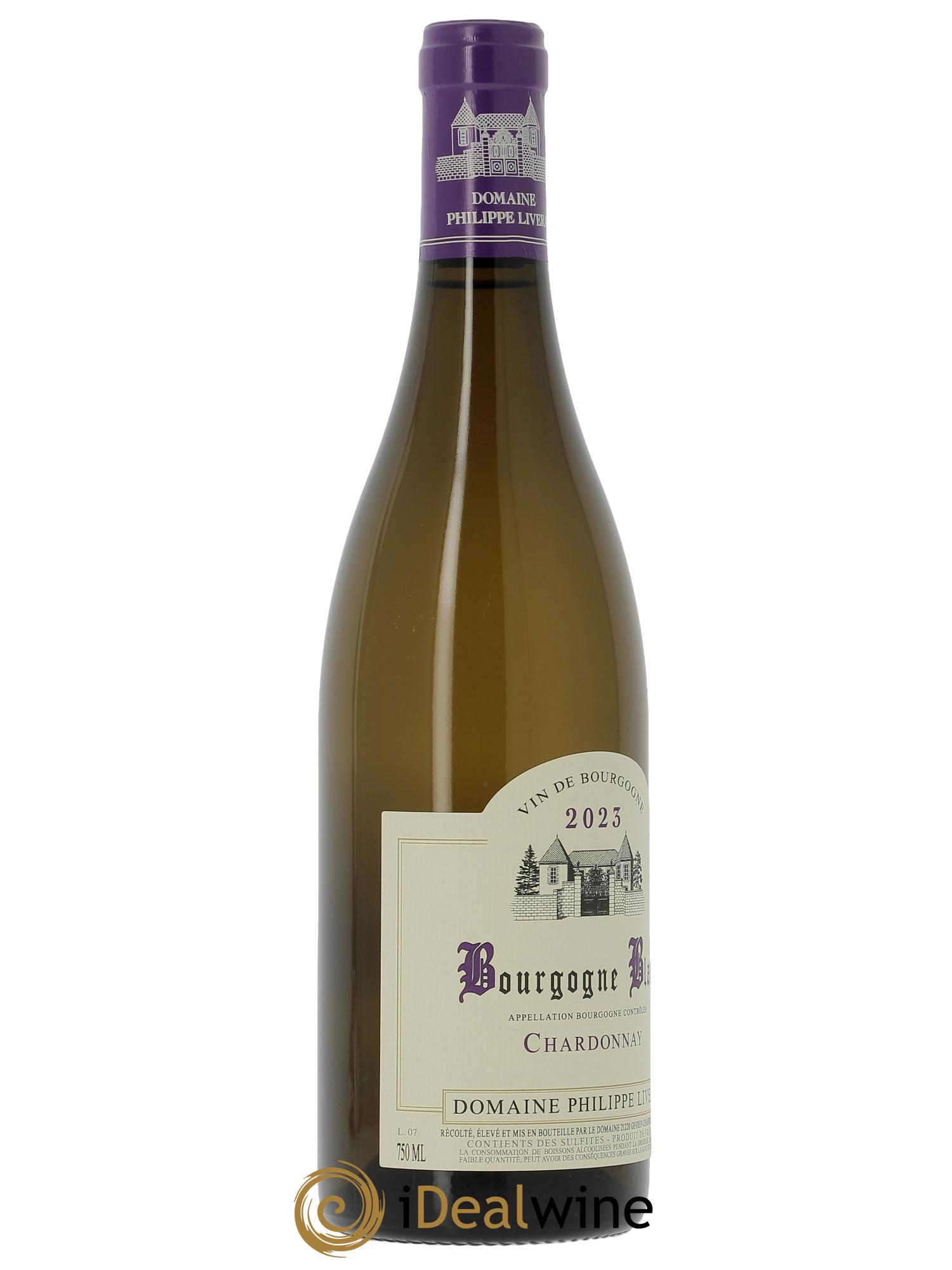 Bourgogne Chardonnay Tilleuls (Domaine des) - Philippe Livera 2023 - Lot de 1 bouteille - 2