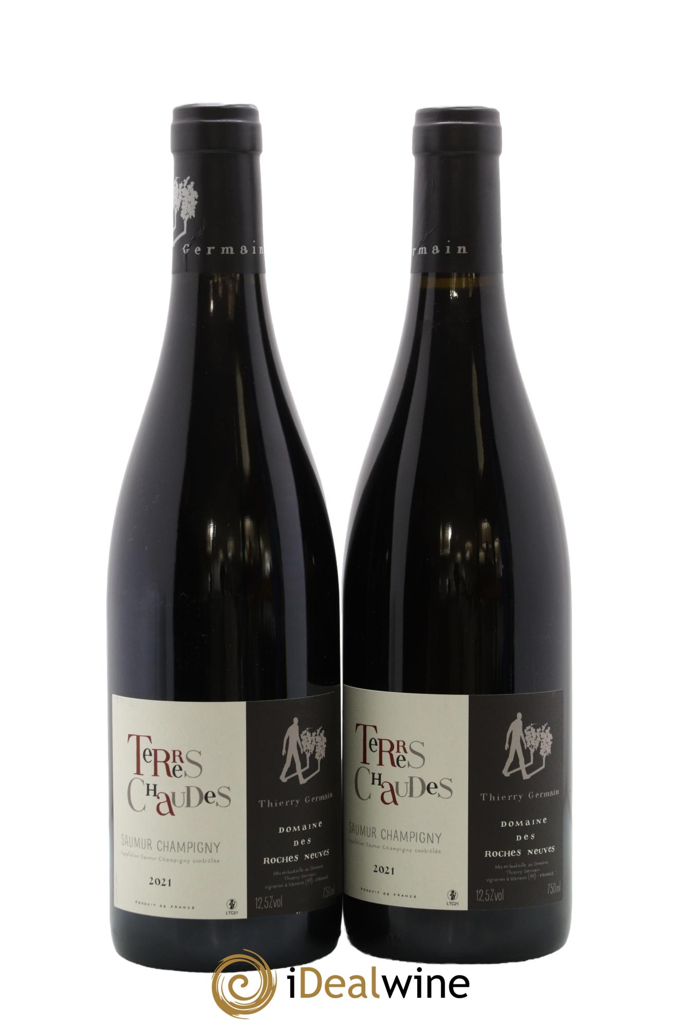 Saumur-Champigny Terres Chaudes Domaine des Roches Neuves - Thierry Germain 2021 - Lot de 2 bouteilles - 0
