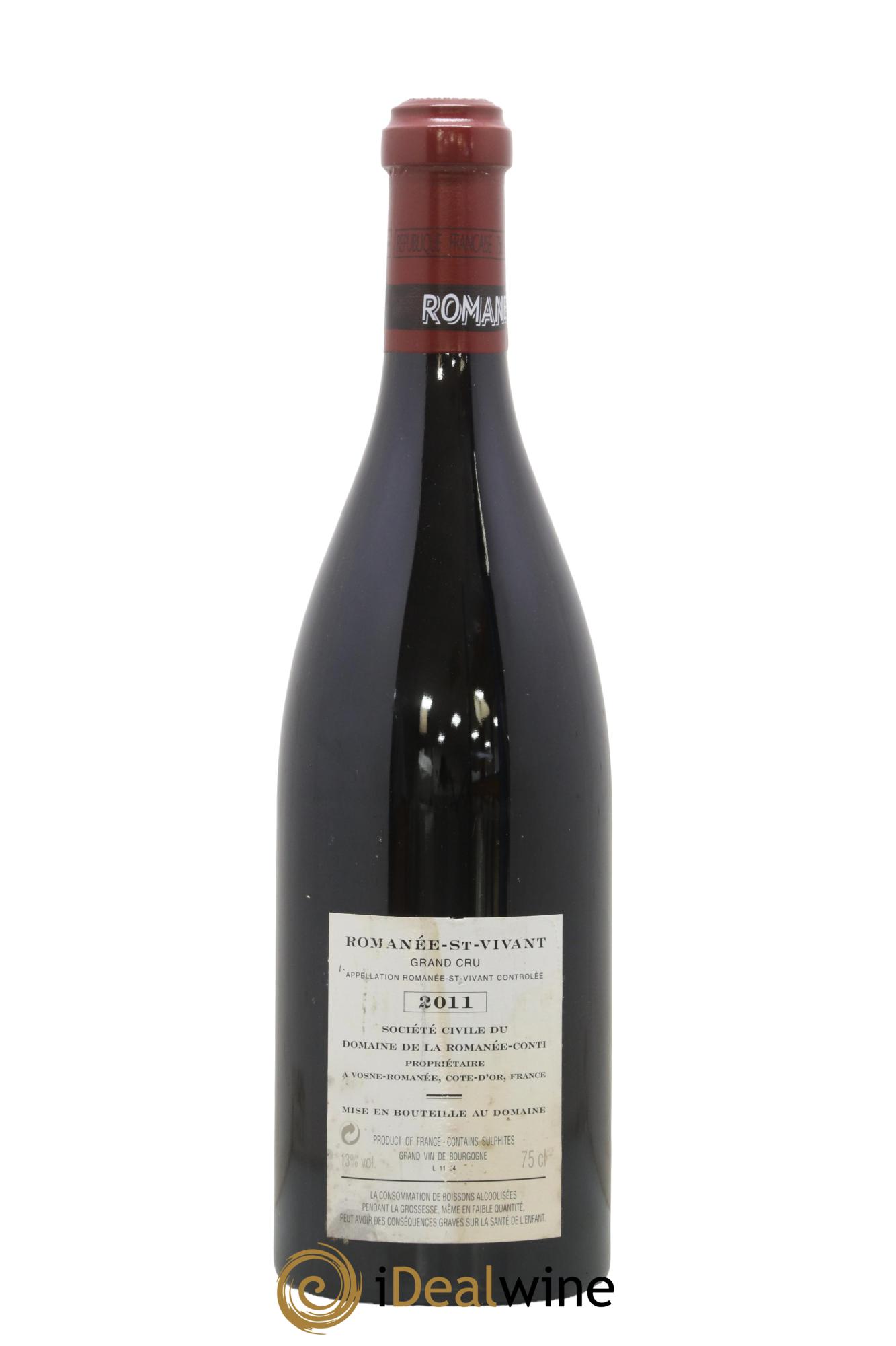 Romanée-Saint-Vivant Grand Cru Domaine de la Romanée-Conti 2011 - Lotto di 1 bottiglia - 1