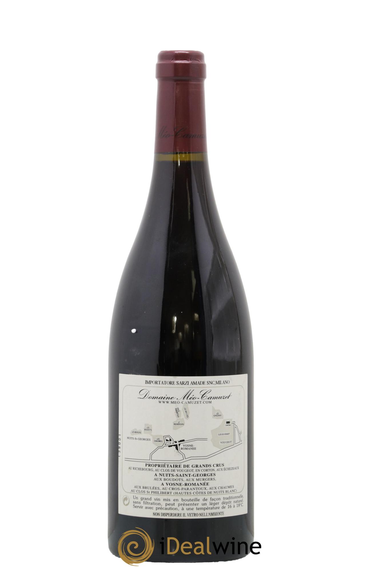 Vosne-Romanée 1er Cru Au Cros Parantoux Méo-Camuzet (Domaine) 2002 - Posten von 1 Flasche - 1