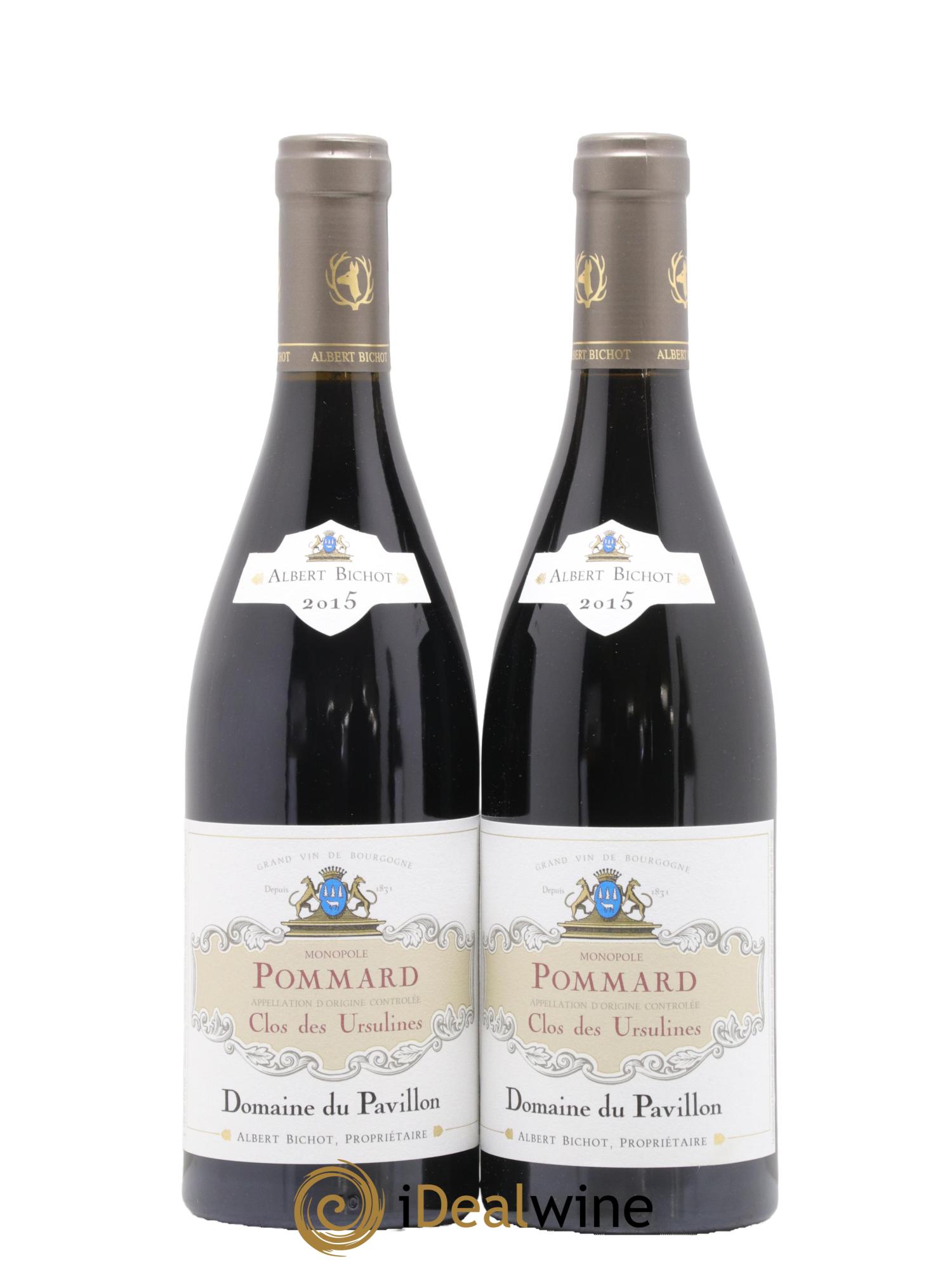 Pommard Clos des Ursulines Domaine du Pavillon - Albert Bichot 2015 - Lot de 2 bouteilles - 0