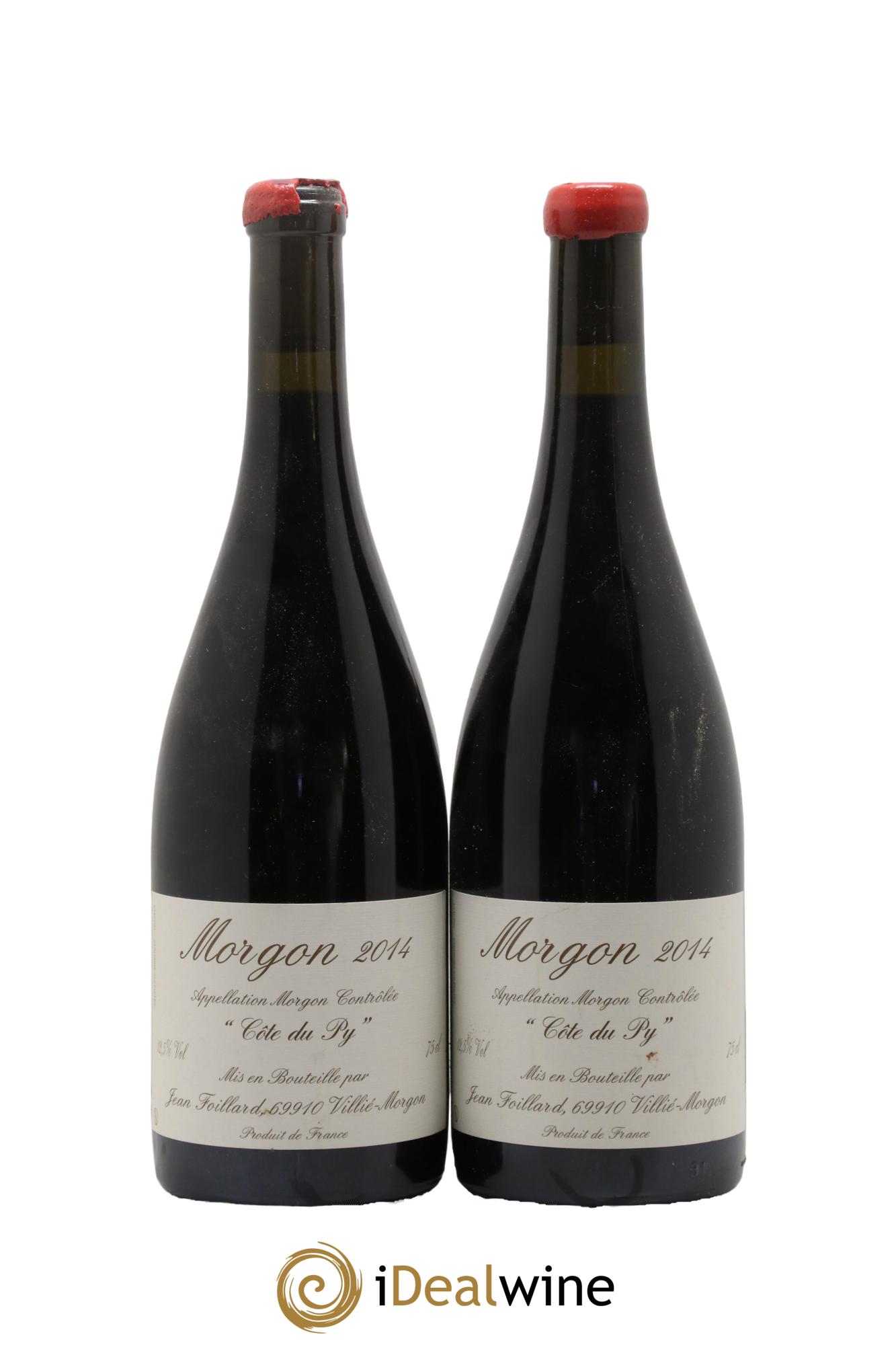 Morgon Côte du Py Jean Foillard 2014 - Posten von 2 Flaschen - 0