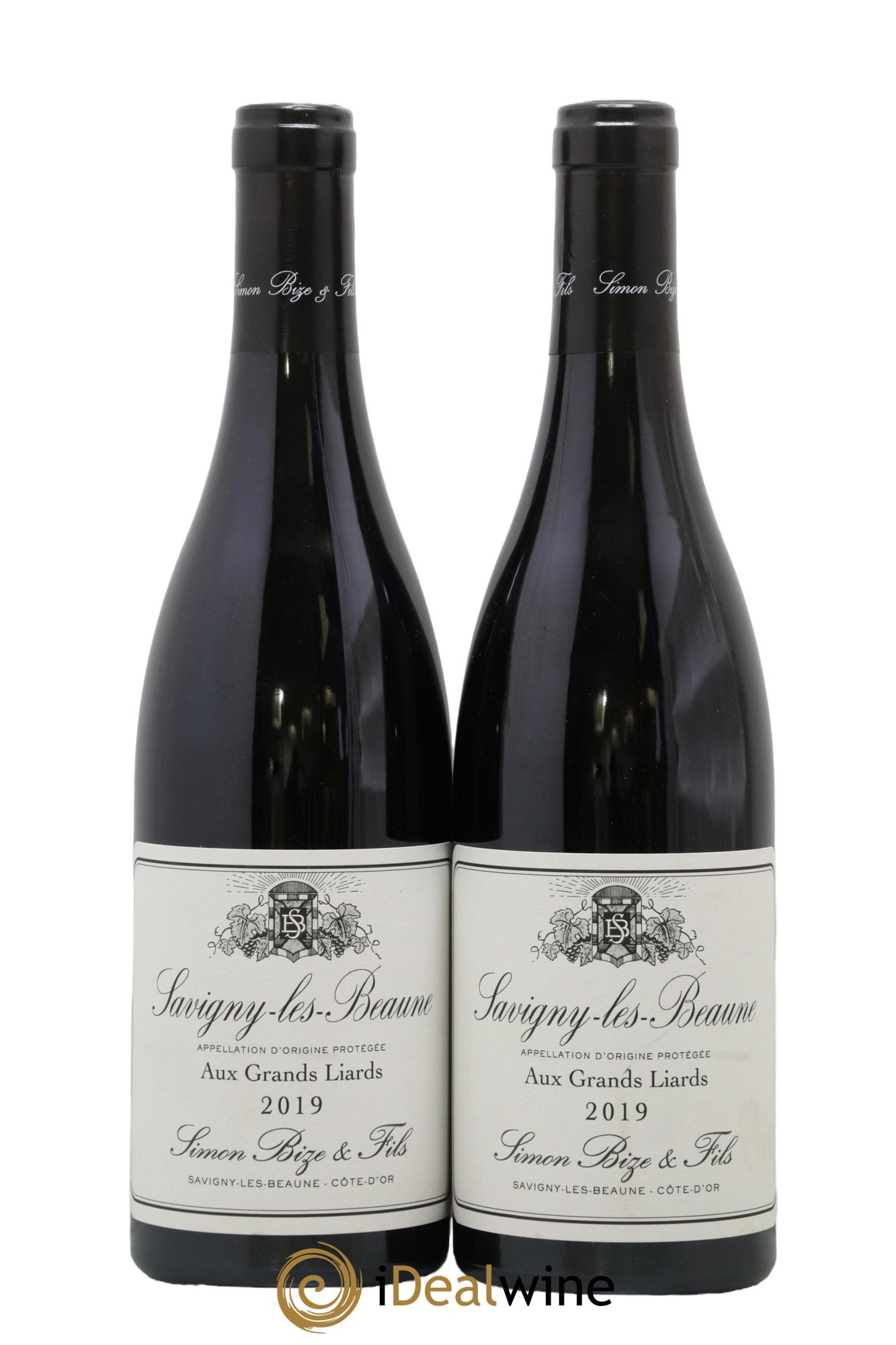 Savigny-lès-Beaune Aux Grands Liards Simon Bize & Fils 2019 - Lot de 2 bouteilles - 0