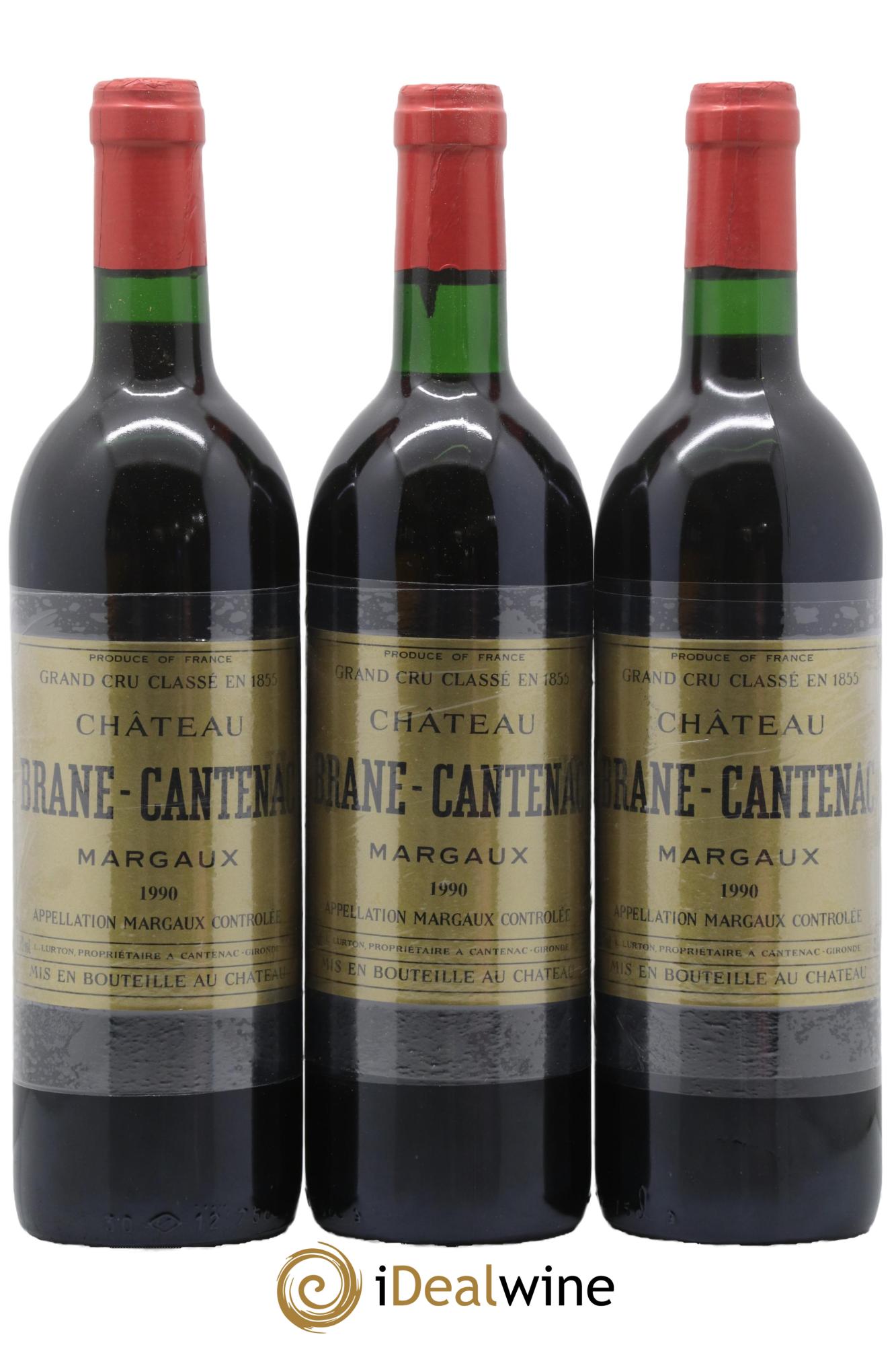 Château Brane Cantenac 2ème Grand Cru Classé 1990 - Lot de 12 bouteilles - 4