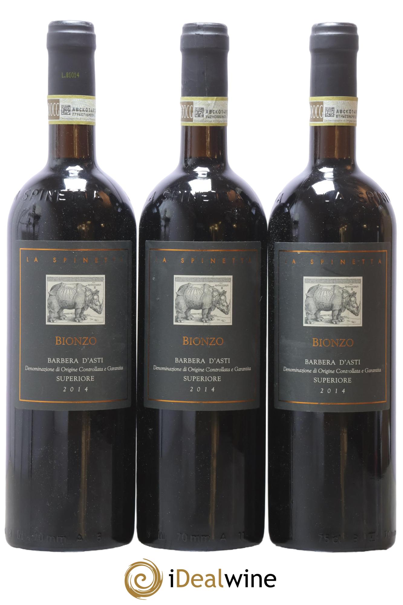 Italie Barbera D'Asti Bionzo Superiore La Spinetta 2014 - Posten von 3 Flaschen - 0