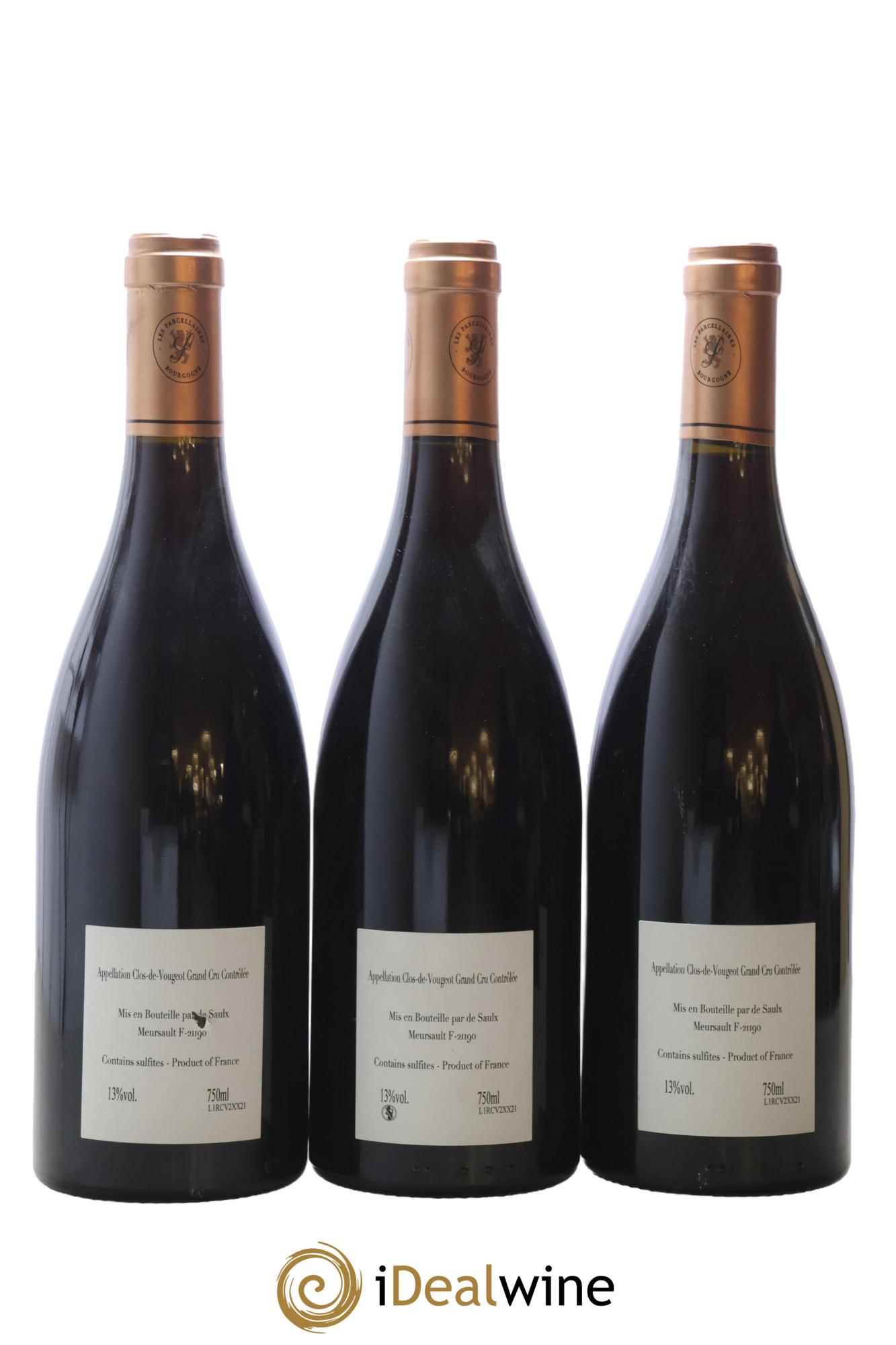 Clos de Vougeot Grand Cru Les Parcellaires de Saulx 2021 - Lot de 3 bouteilles - 1
