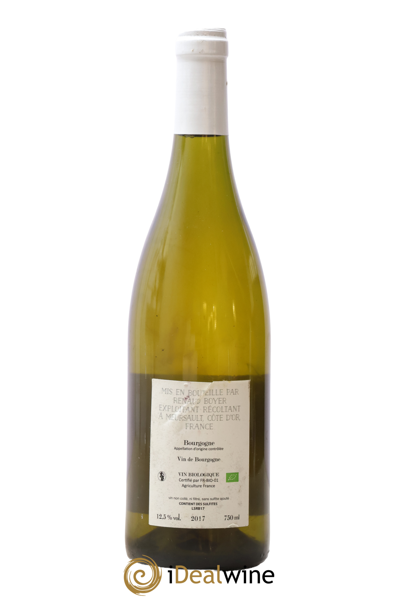 Bourgogne SR Renaud Boyer 2017 - Lot de 1 bouteille - 1