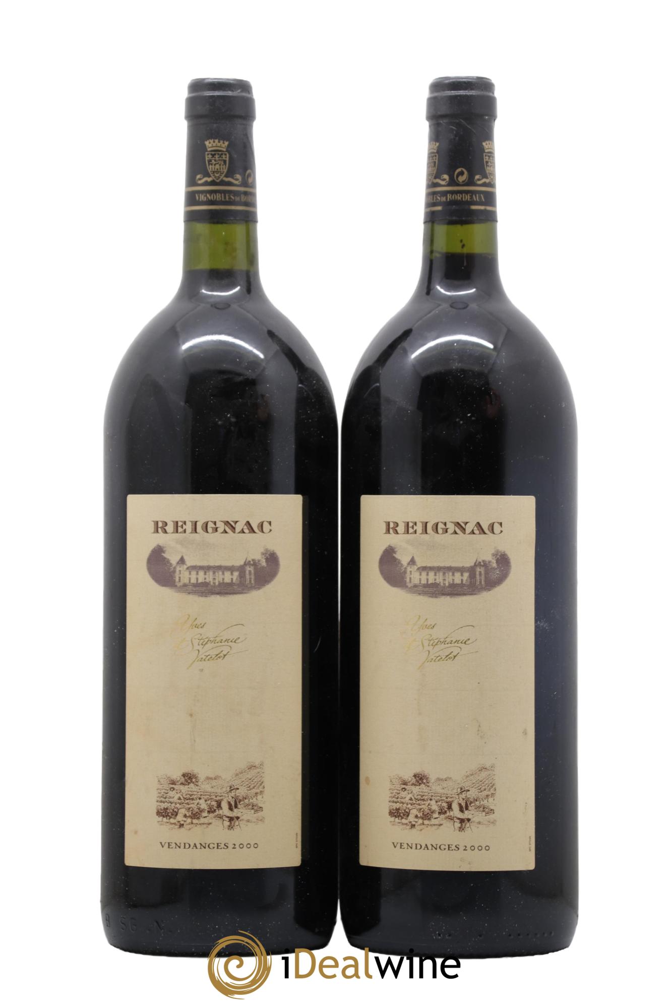 Grand vin de Reignac 2000 - Posten von 2 Magnum - 0