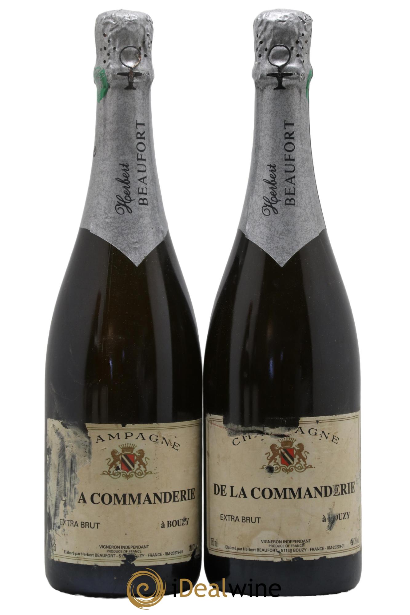 Champagne La commanderie Herbert Beaufort - Lot de 2 bouteilles - 0
