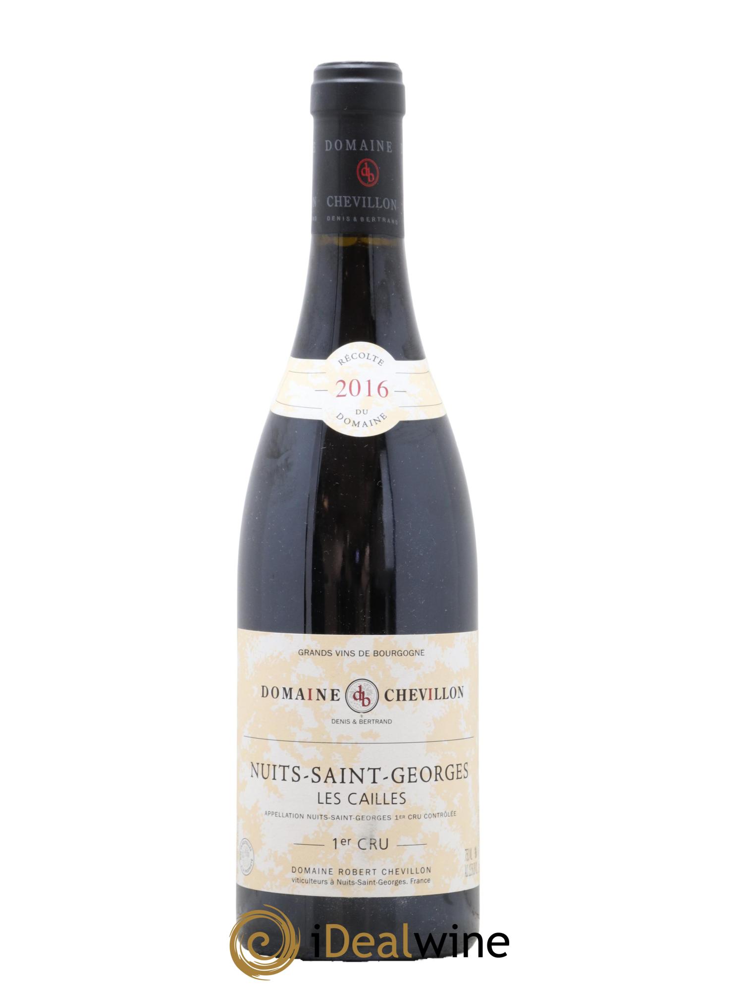 Nuits-Saint-Georges 1er Cru Les Cailles Robert Chevillon 2016 - Lot de 1 bouteille - 0