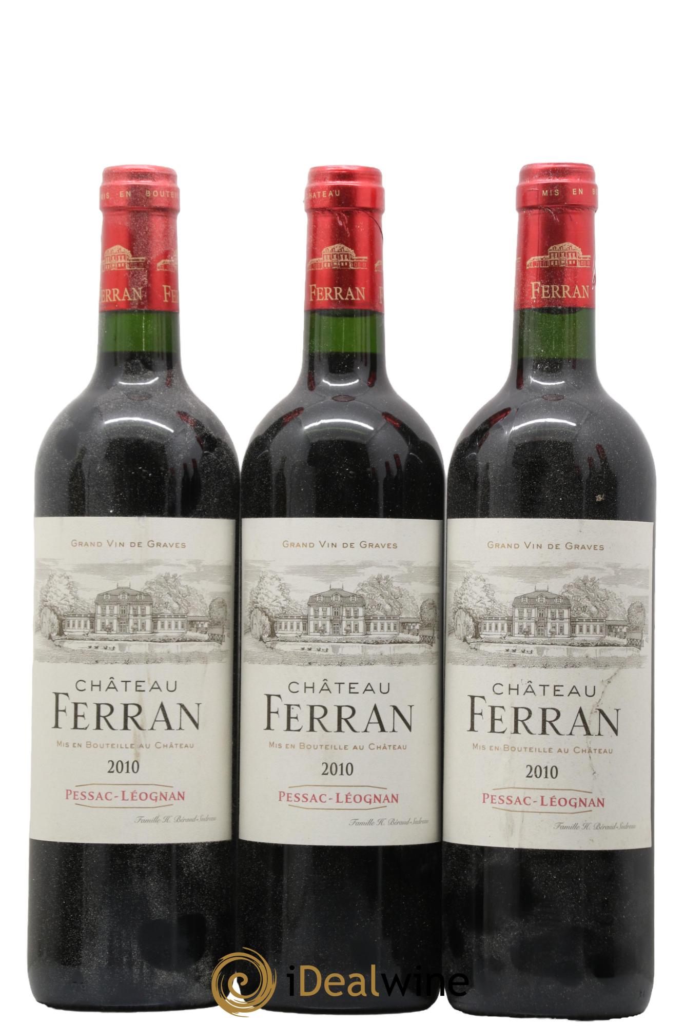 Pessac-Léognan Château Ferran 2010 - Lot de 6 bouteilles - 1