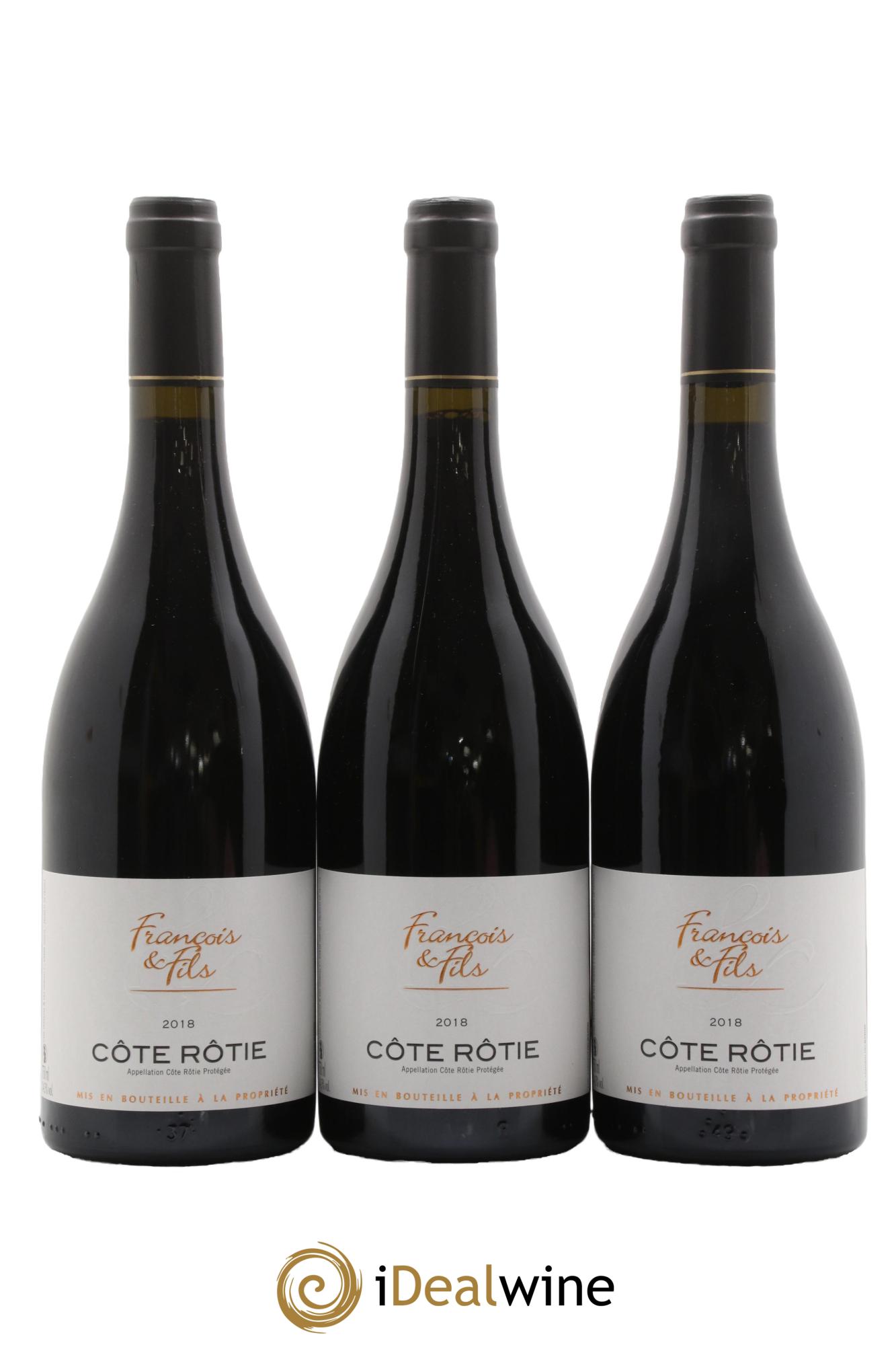 Côte-Rôtie Domaine François et Fils 2018 - Lot de 3 bouteilles - 0