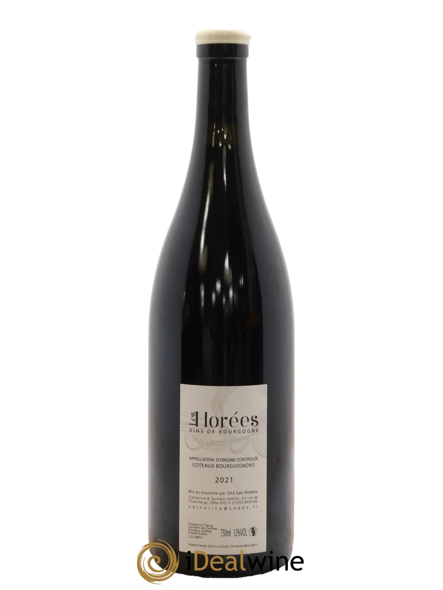 Coteaux Bourguignons Mon Poulain Les Horées 2021 - Lot de 1 bouteille - 1