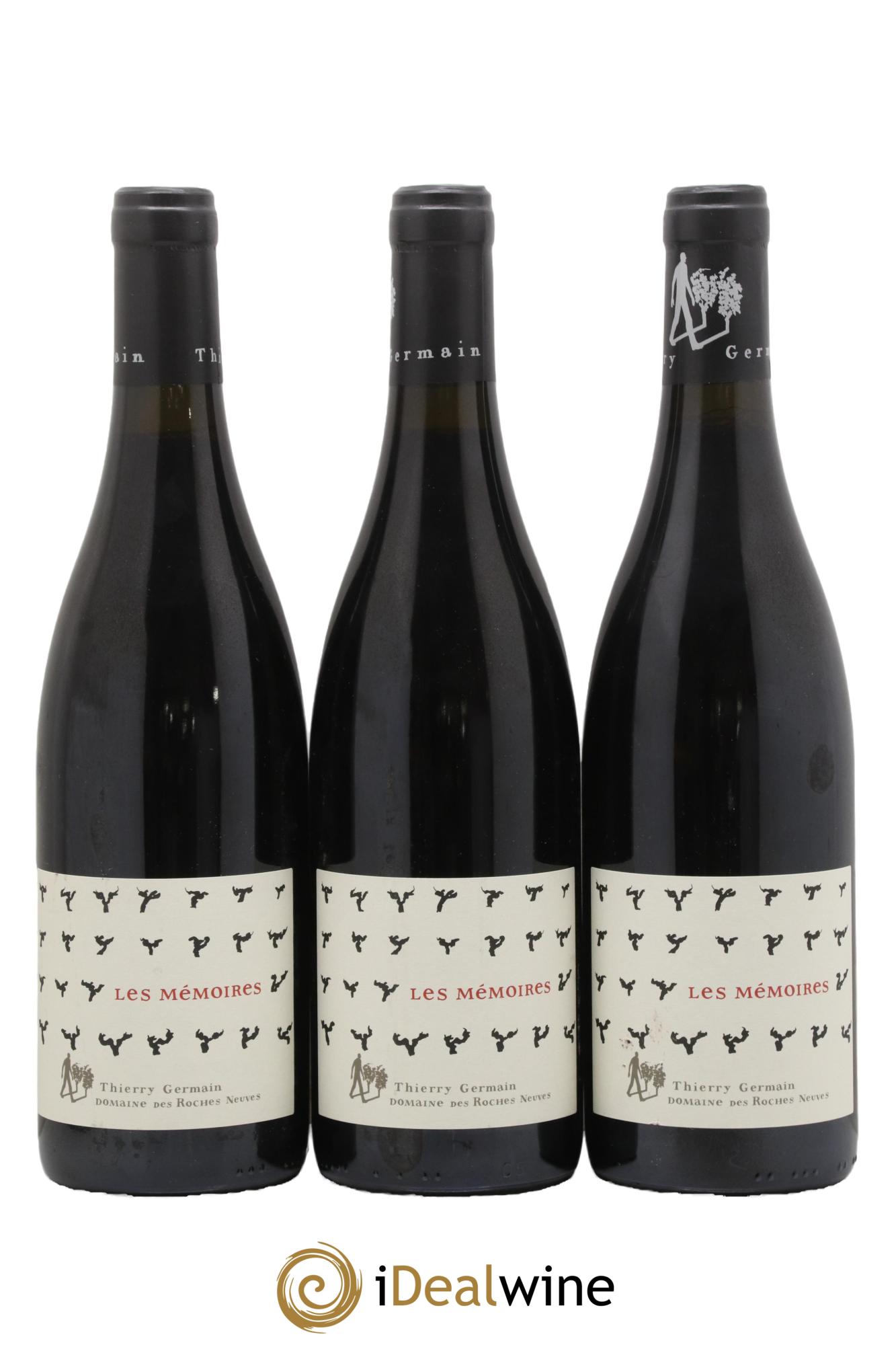 Saumur-Champigny Les Mémoires Domaine des Roches Neuves - Thierry Germain 2016 - Lot de 3 bouteilles - 0