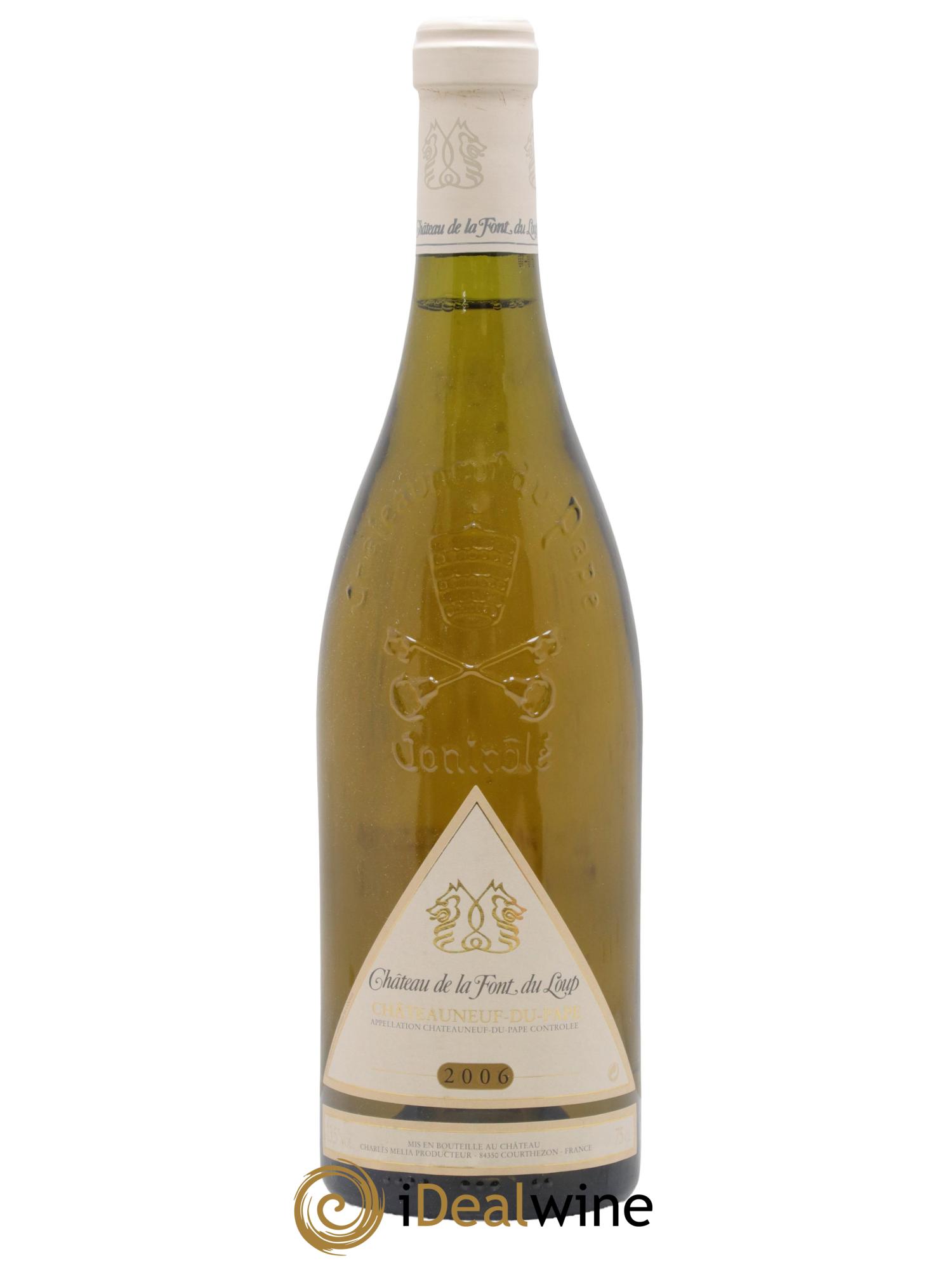 Châteauneuf-du-Pape Château De La Font Du Loup 2006 - Lot de 1 bouteille - 0