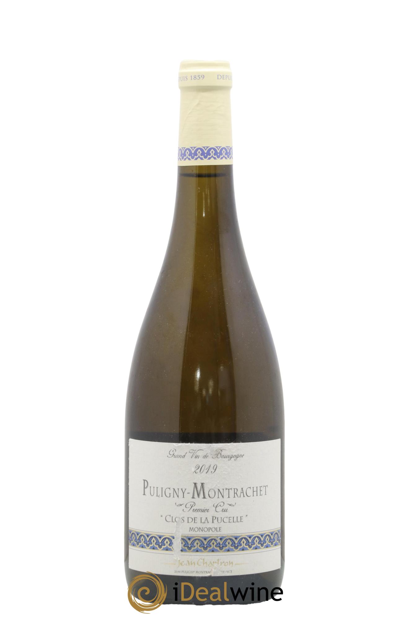 Puligny-Montrachet 1er Cru Clos de la Pucelle Jean Chartron (Domaine) 2019 - Posten von 1 Flasche - 0