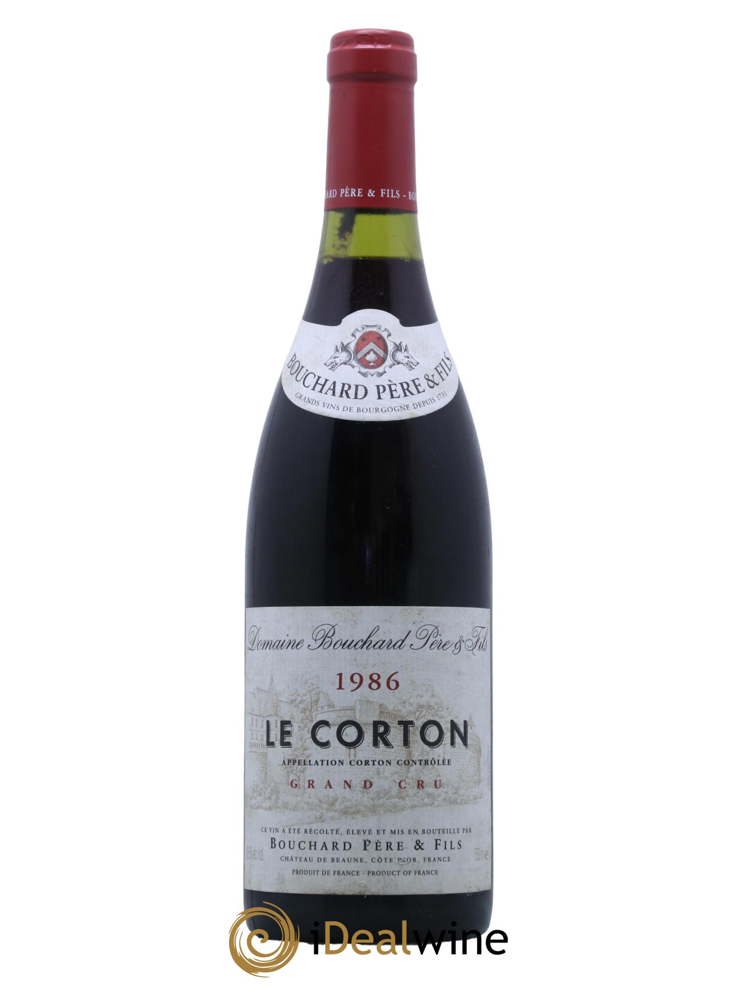 Corton Grand Cru Le Corton Bouchard Père & Fils 1986 - Lot de 1 bouteille - 0