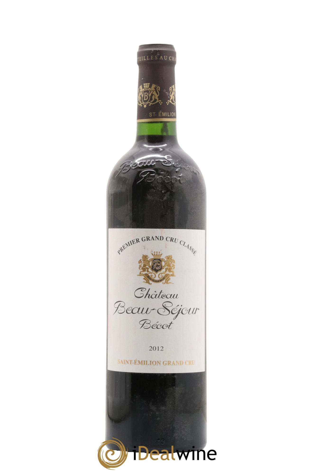 Château Beau-Séjour Bécot 1er Grand Cru Classé B 2012 - Lot de 1 bouteille - 0