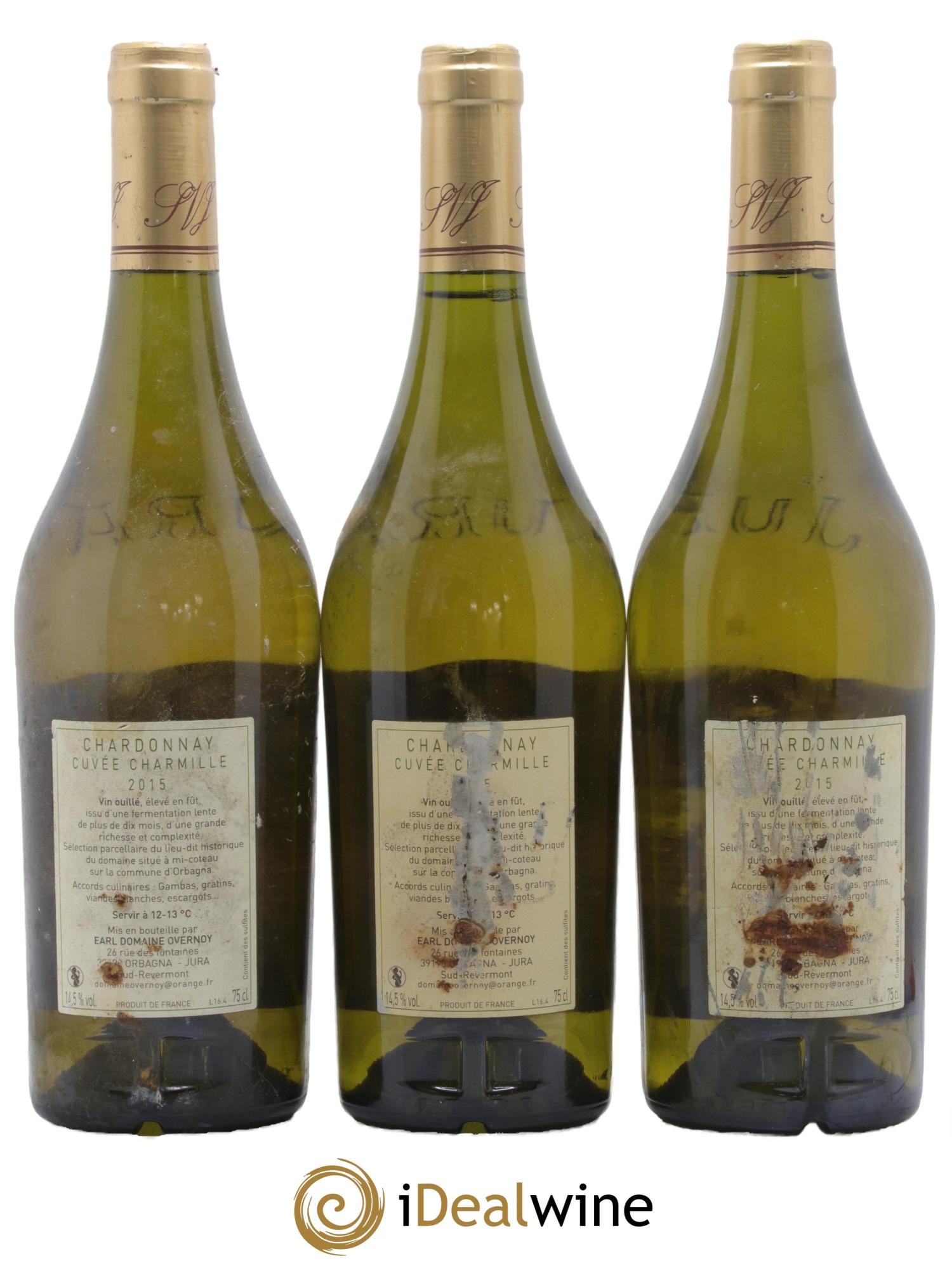 Côtes du Jura Charmille Chardonnay Guillaume Overnoy 2015 - Lot de 3 bouteilles - 1