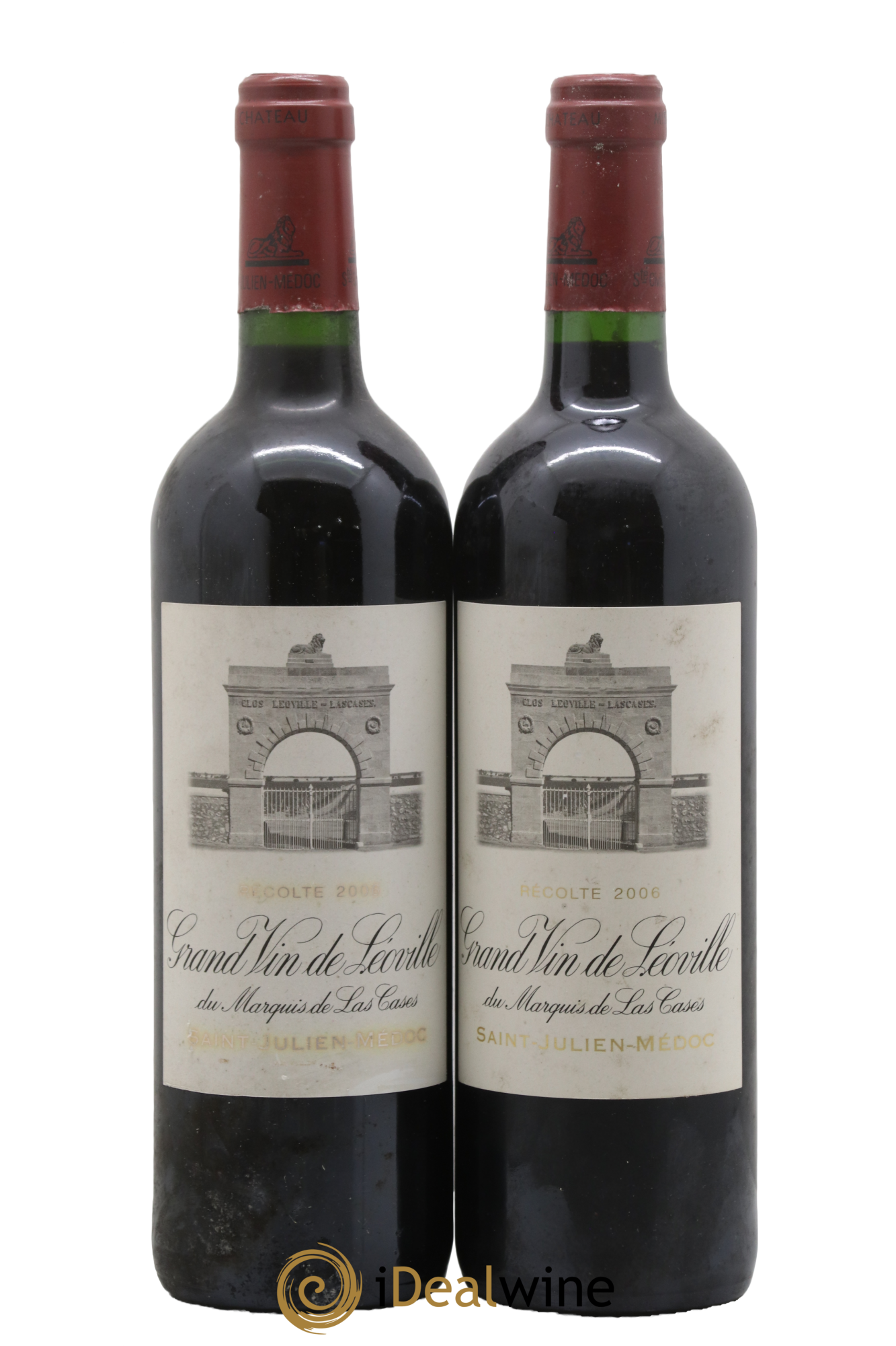 Château Léoville Las Cases 2ème Grand Cru Classé 2006 - Lot of 2 bottles - 0