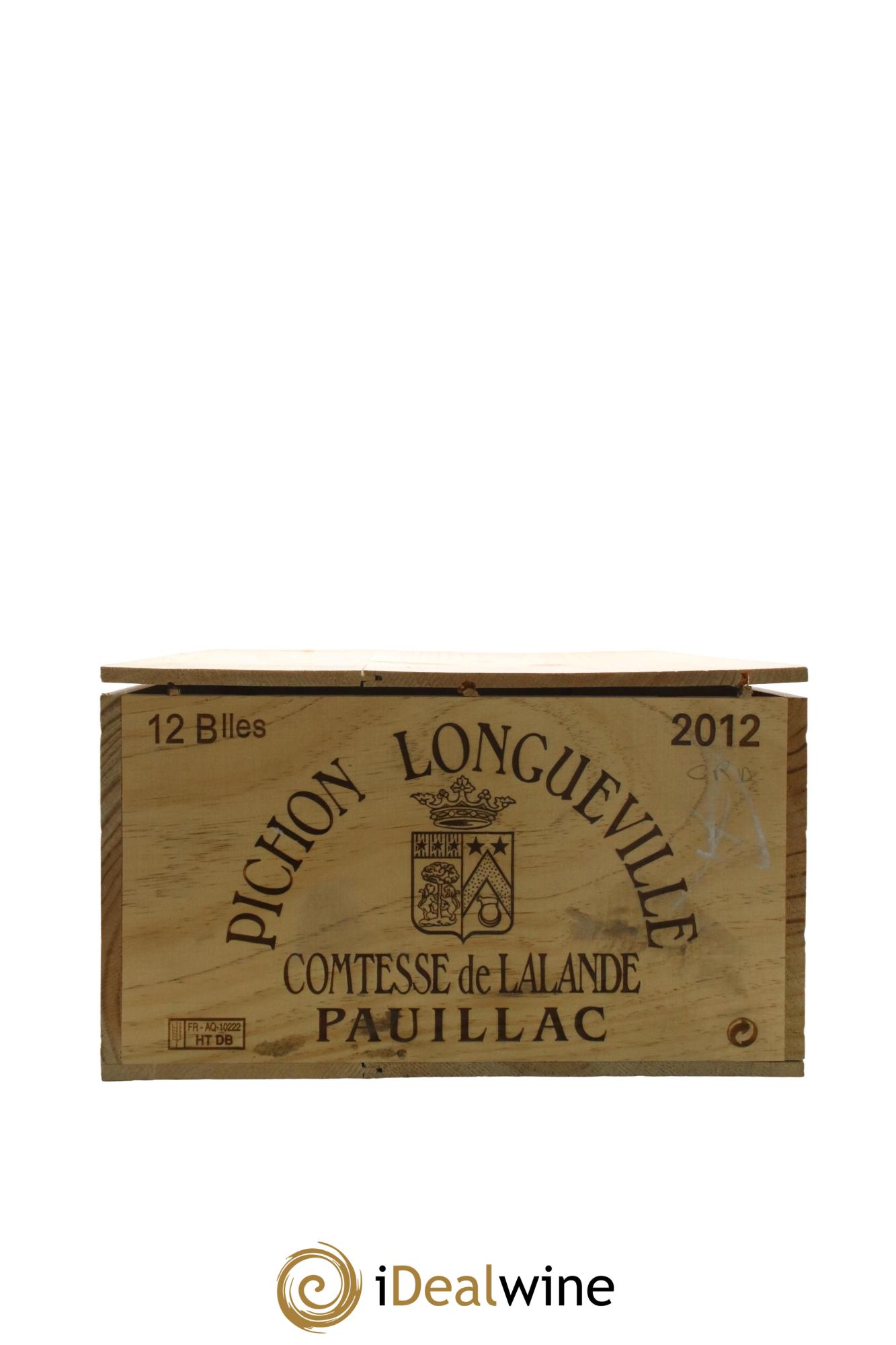 Château Pichon Longueville Comtesse de Lalande 2ème Grand Cru Classé 2012 - Lot de 12 bouteilles - 5