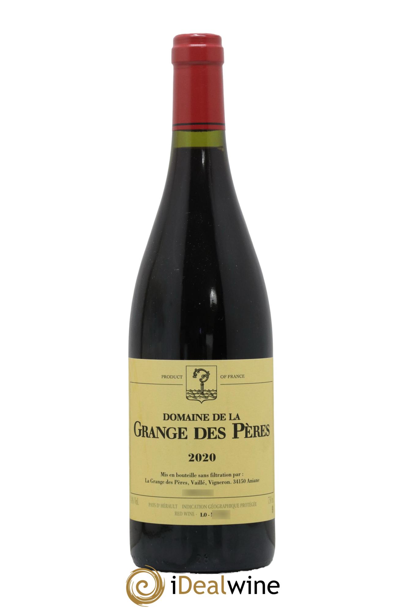 IGP Pays d'Hérault Grange des Pères Laurent Vaillé 2020 - Lot of 1 bottle - 0