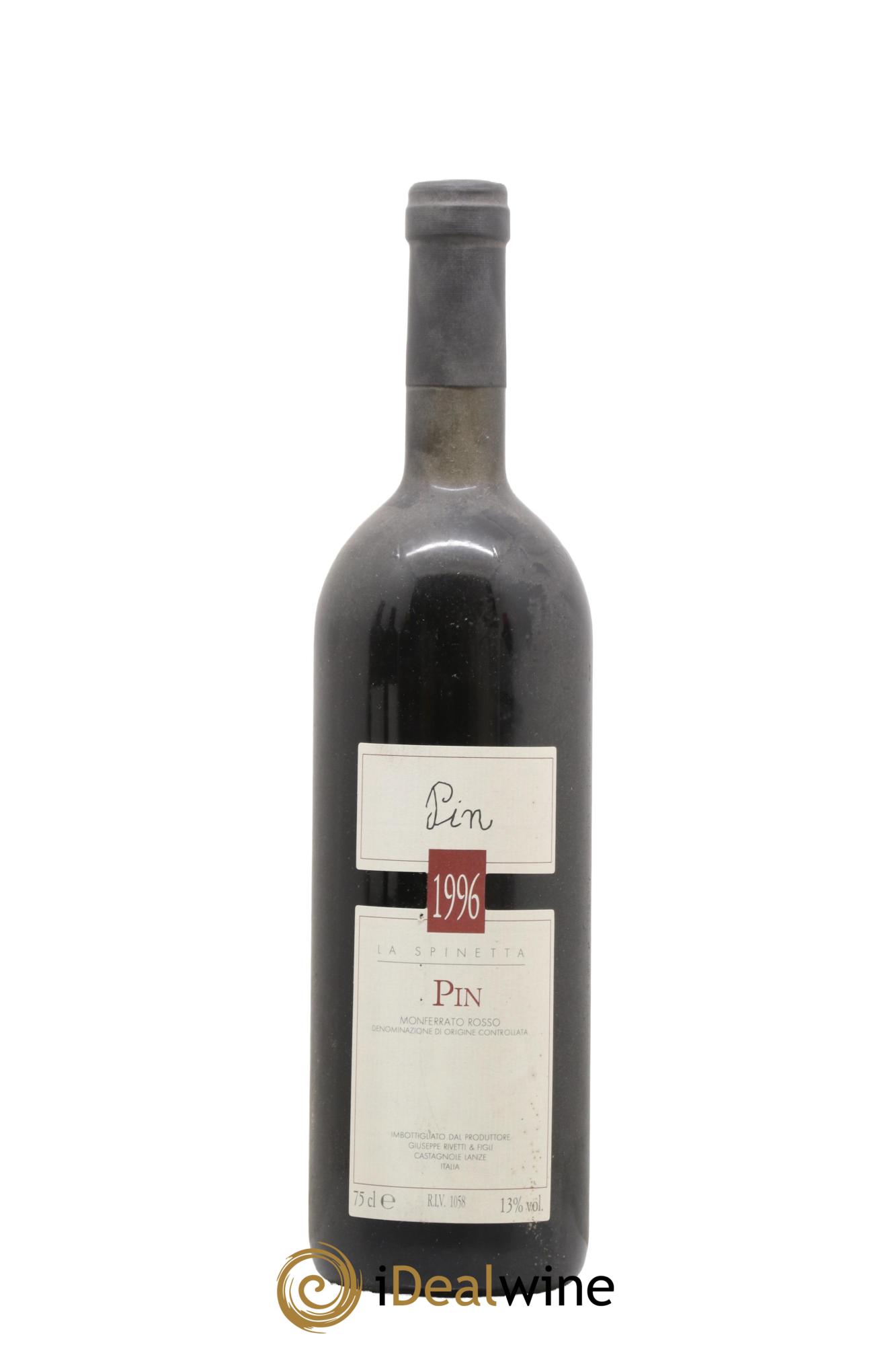 Piémont Monferrato Rosso DOCG Pin Rivetti 1996 - Posten von 1 Flasche - 0