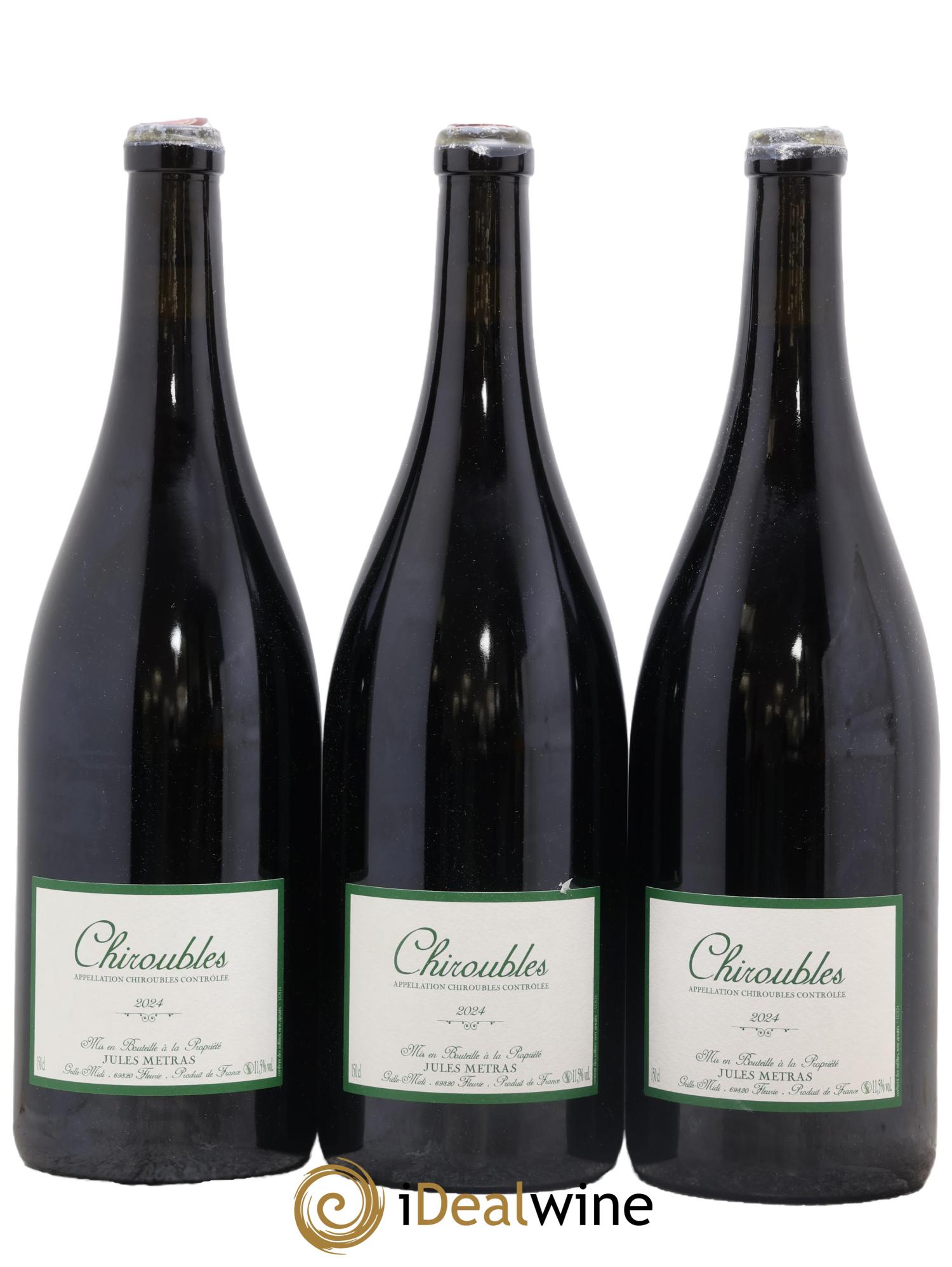 Chiroubles Jules Métras (Domaine) 2024 - Lot de 3 magnums - 0
