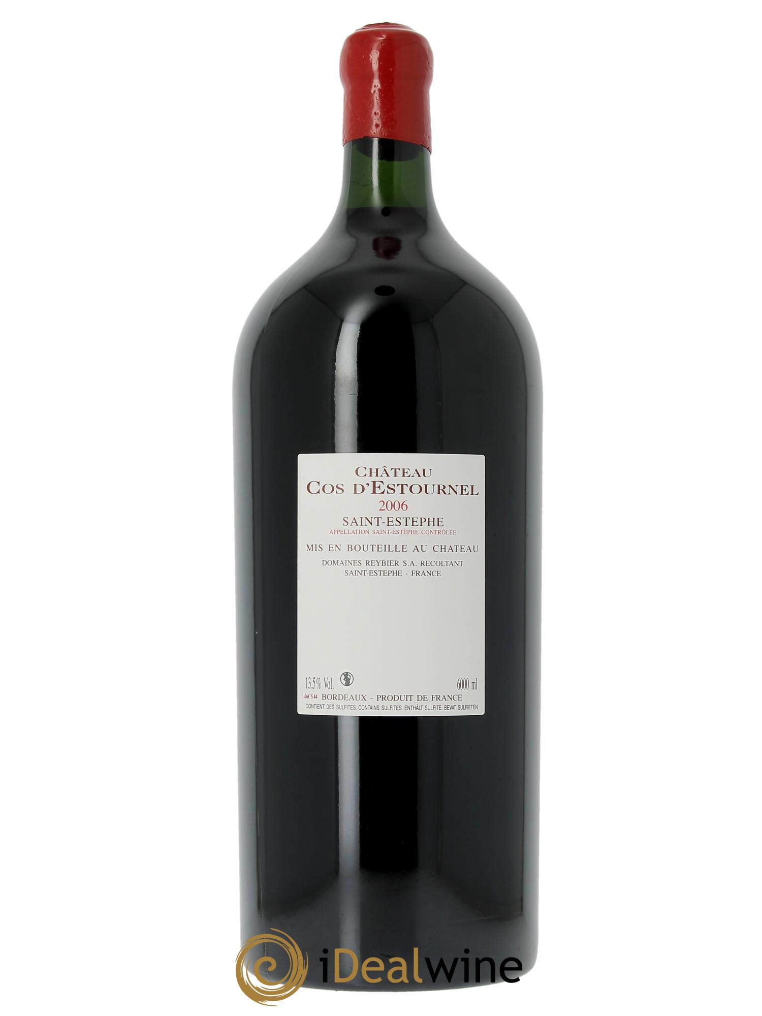 Cos d'Estournel 2ème Grand Cru Classé 2006 - Lot de 1 impériale - 2